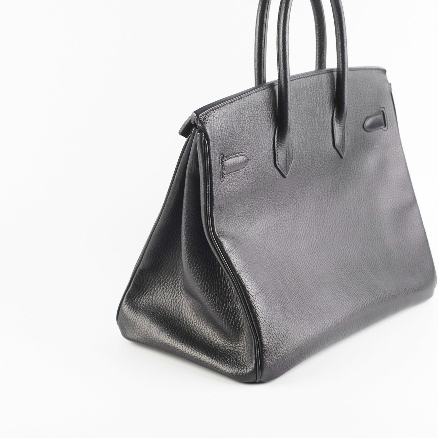 Hermes Birkin 35 Black Stamp A Square (1997)