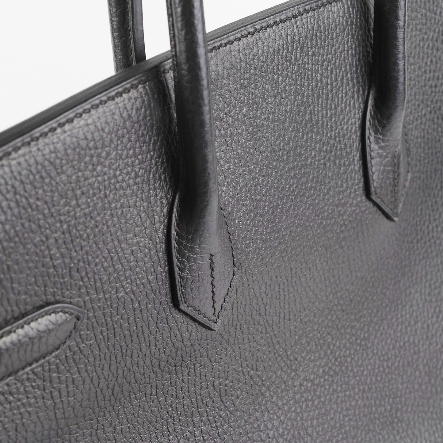 Hermes Birkin 35 Black Stamp A Square (1997)