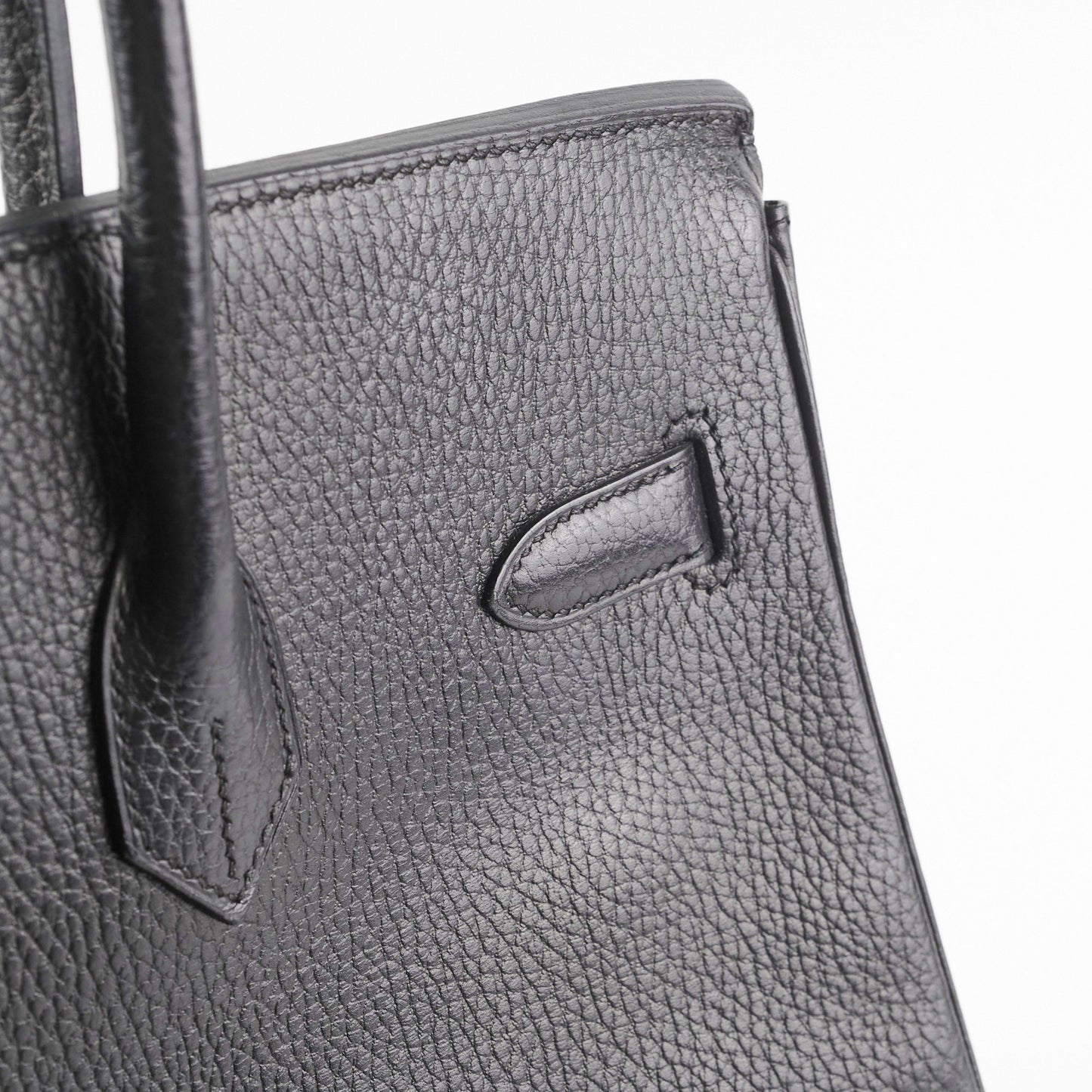Hermes Birkin 35 Black Stamp A Square (1997)