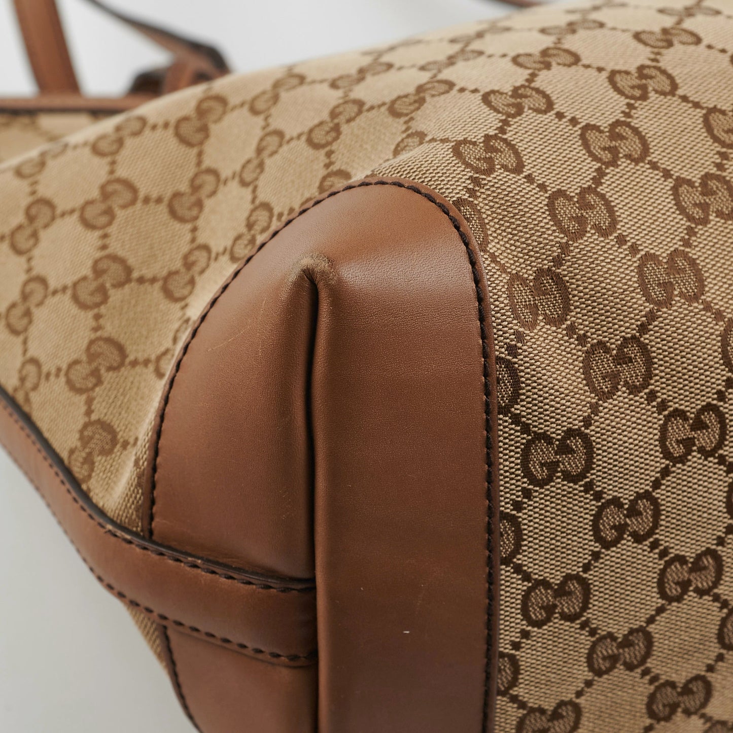Gucci Craft Monogram Tote Bag