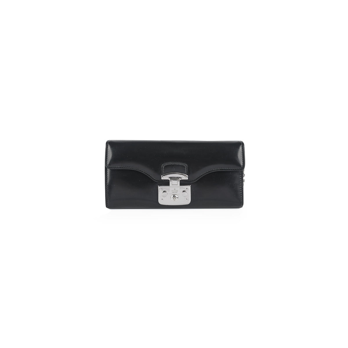 Gucci Lady Lock Wallet on Chain Black