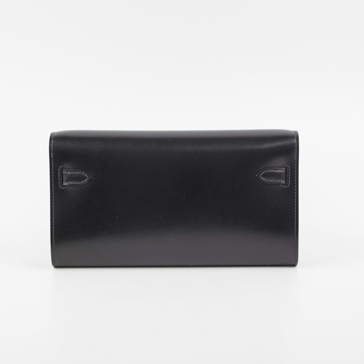 Hermes Kelly To Go Noir Box Calf