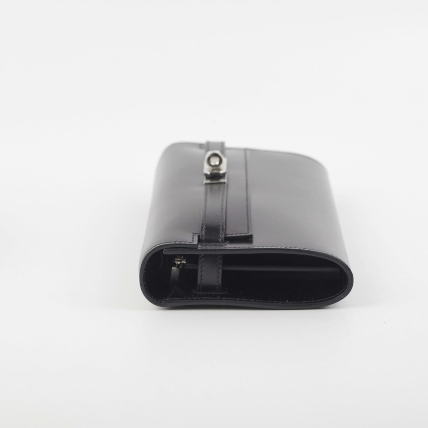 Hermes Kelly To Go Noir Box Calf