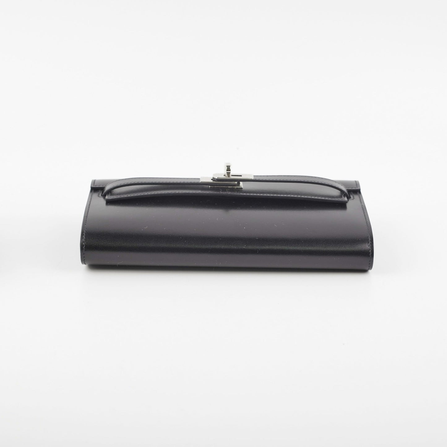 Hermes Kelly To Go Noir Box Calf
