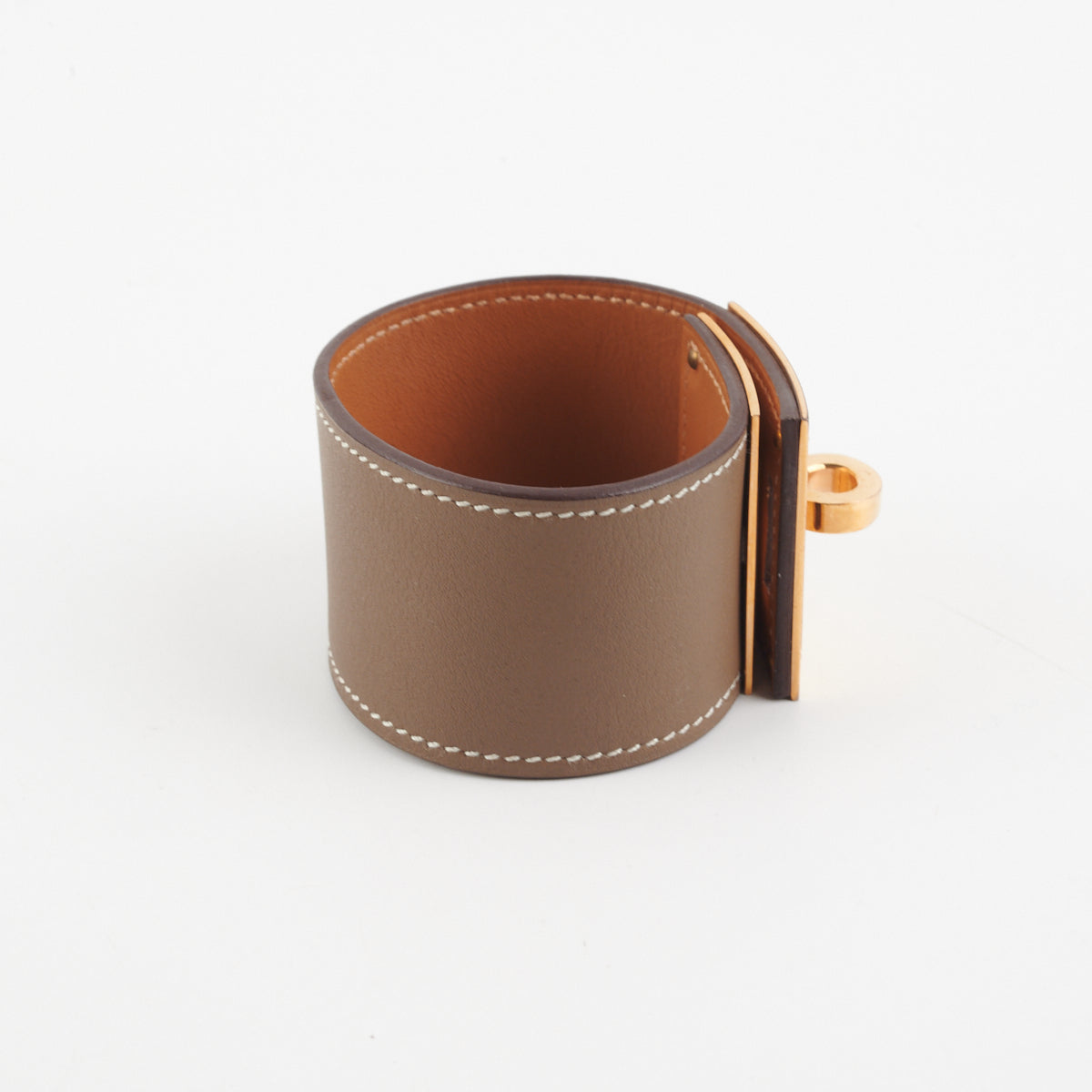 Hermes Kelly Dog Bracelet Etoupe - Size T2