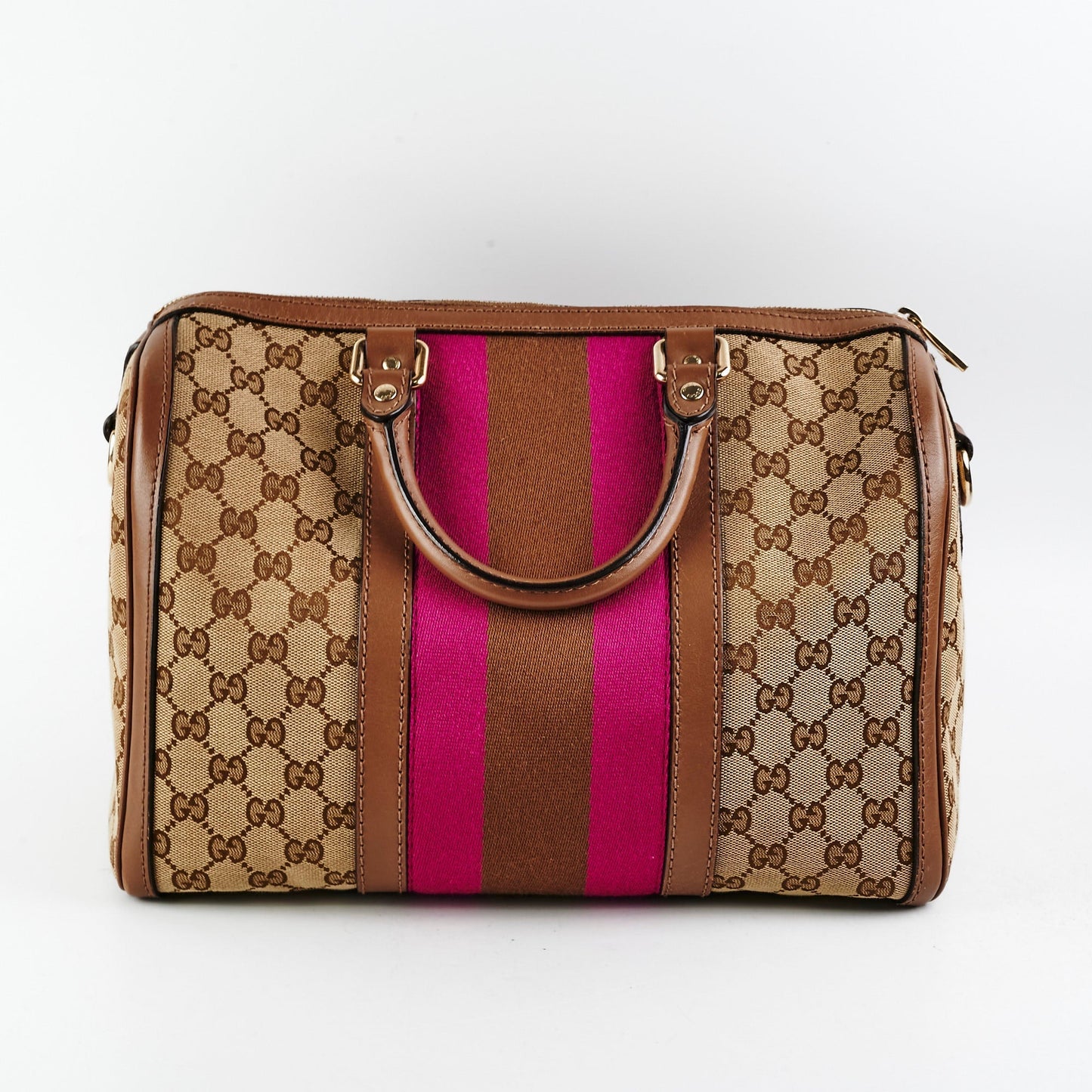 Gucci Boston Monogram Logo Bag