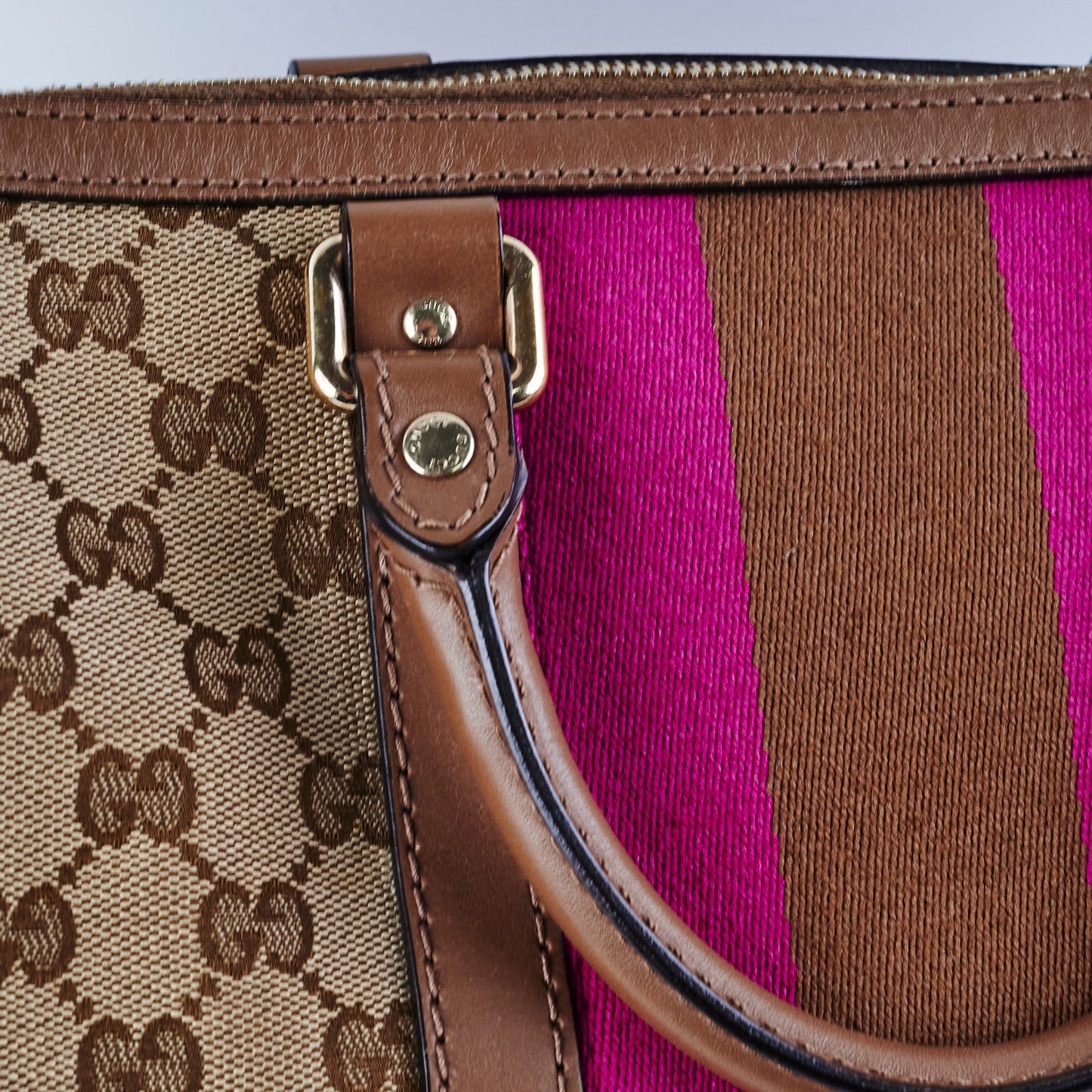 Gucci Boston Monogram Logo Bag