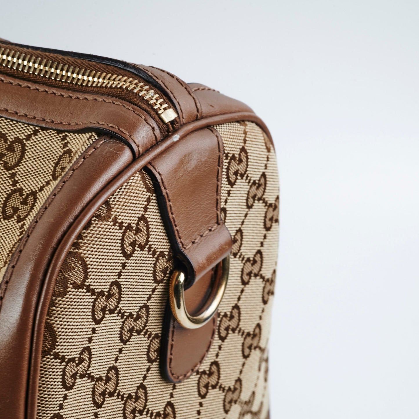 Gucci Boston Monogram Logo Bag