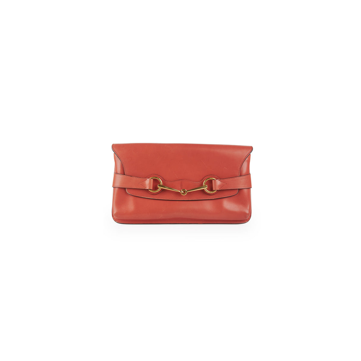Gucci Horsebit Clutch Coral Pink