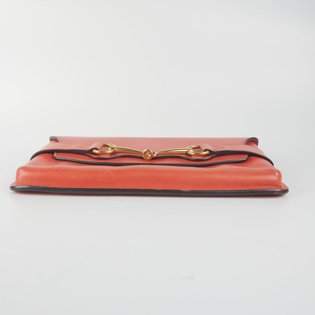 Gucci Horsebit Clutch Coral Pink