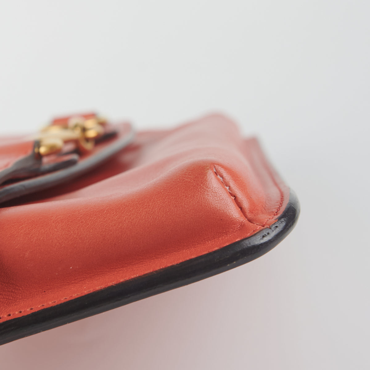Gucci Horsebit Clutch Coral Pink