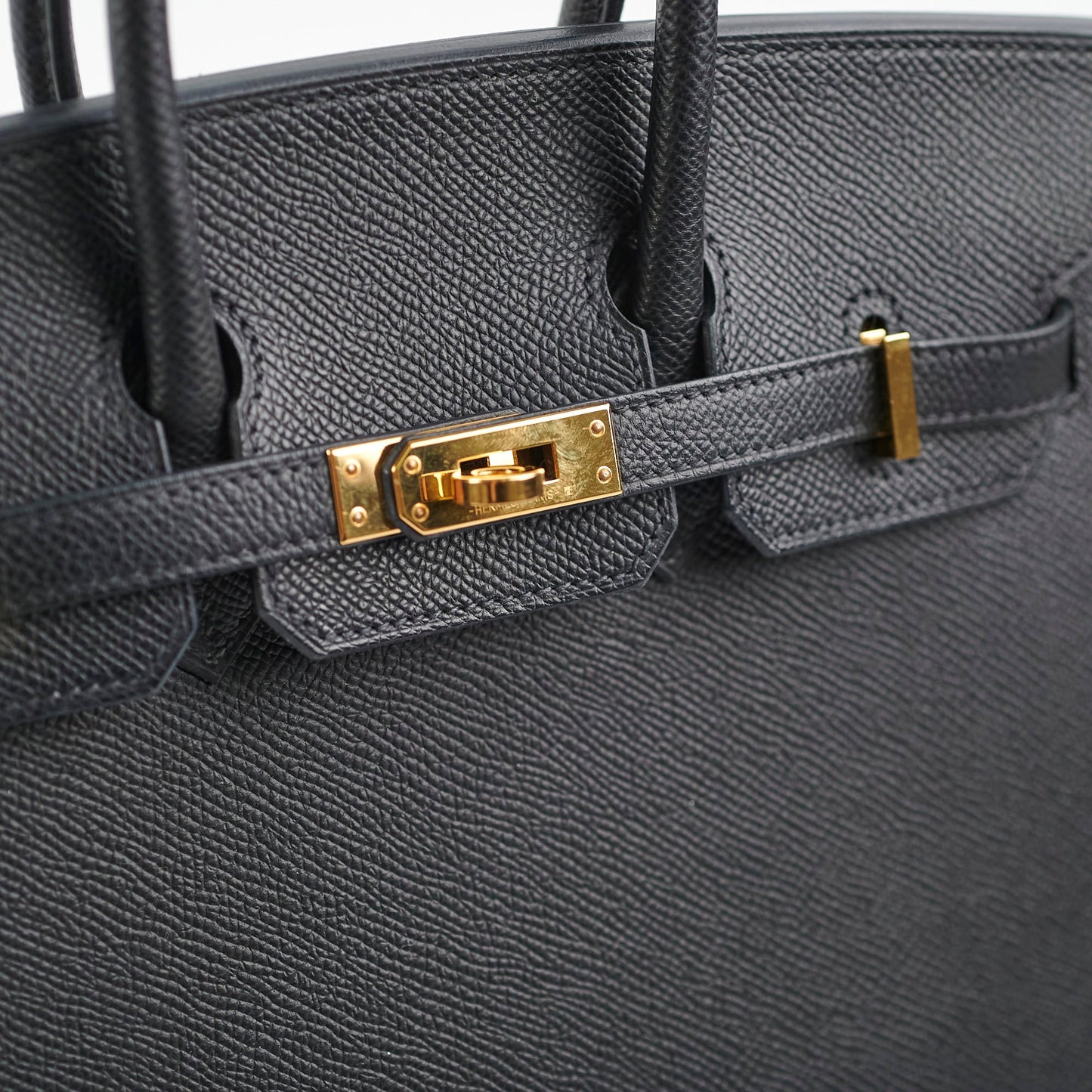 Hermes Birkin 25 Sellier Epsom Noir - U Stamp