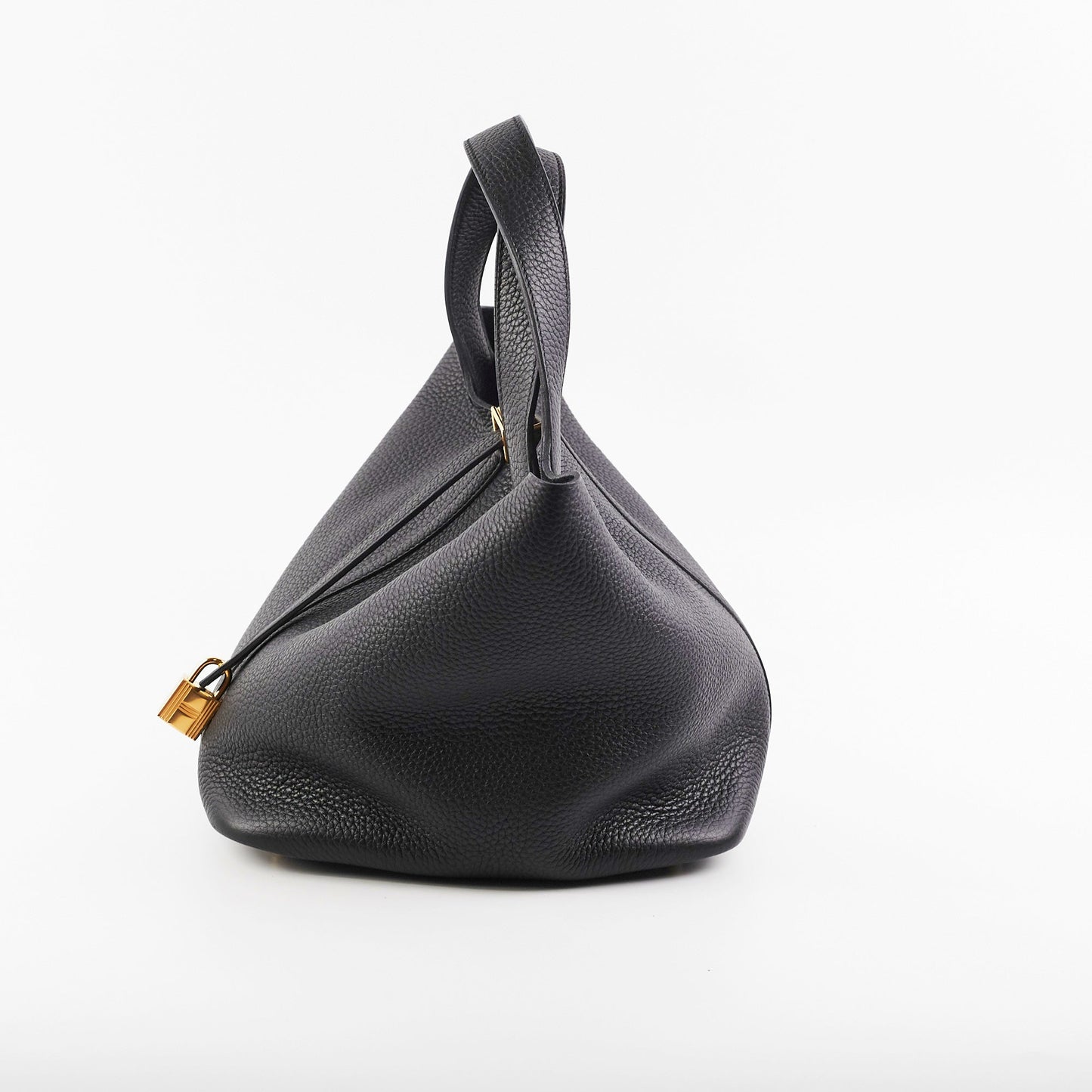 Hermes Picotin 22 Clemence Black B Stamp (2023)