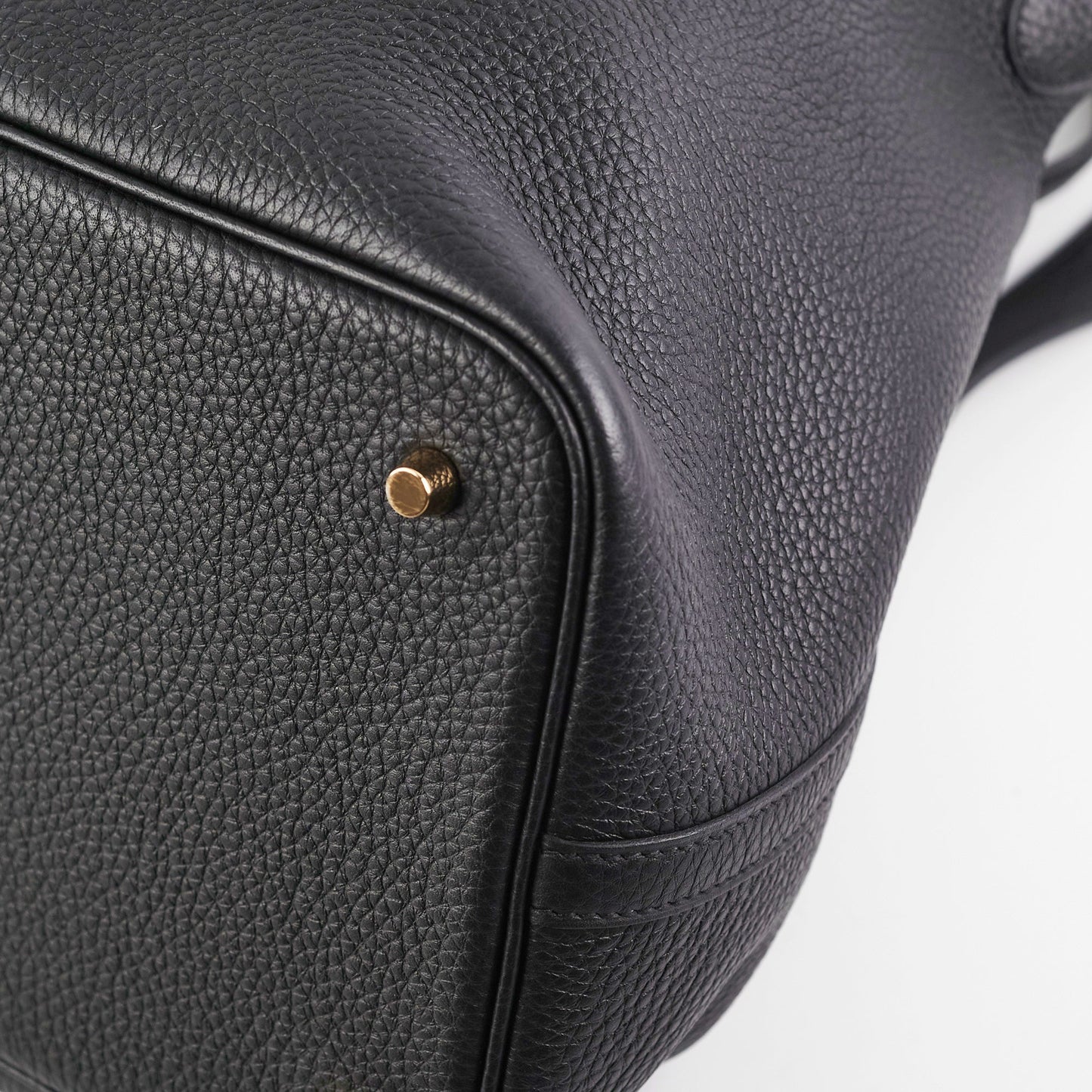 Hermes Picotin 22 Clemence Black B Stamp (2023)