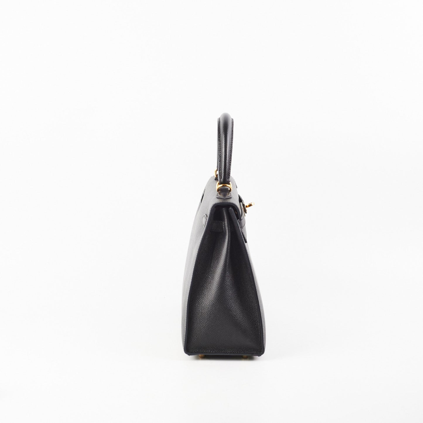 Hermes Kelly 25 Epsom Noir Stamp X