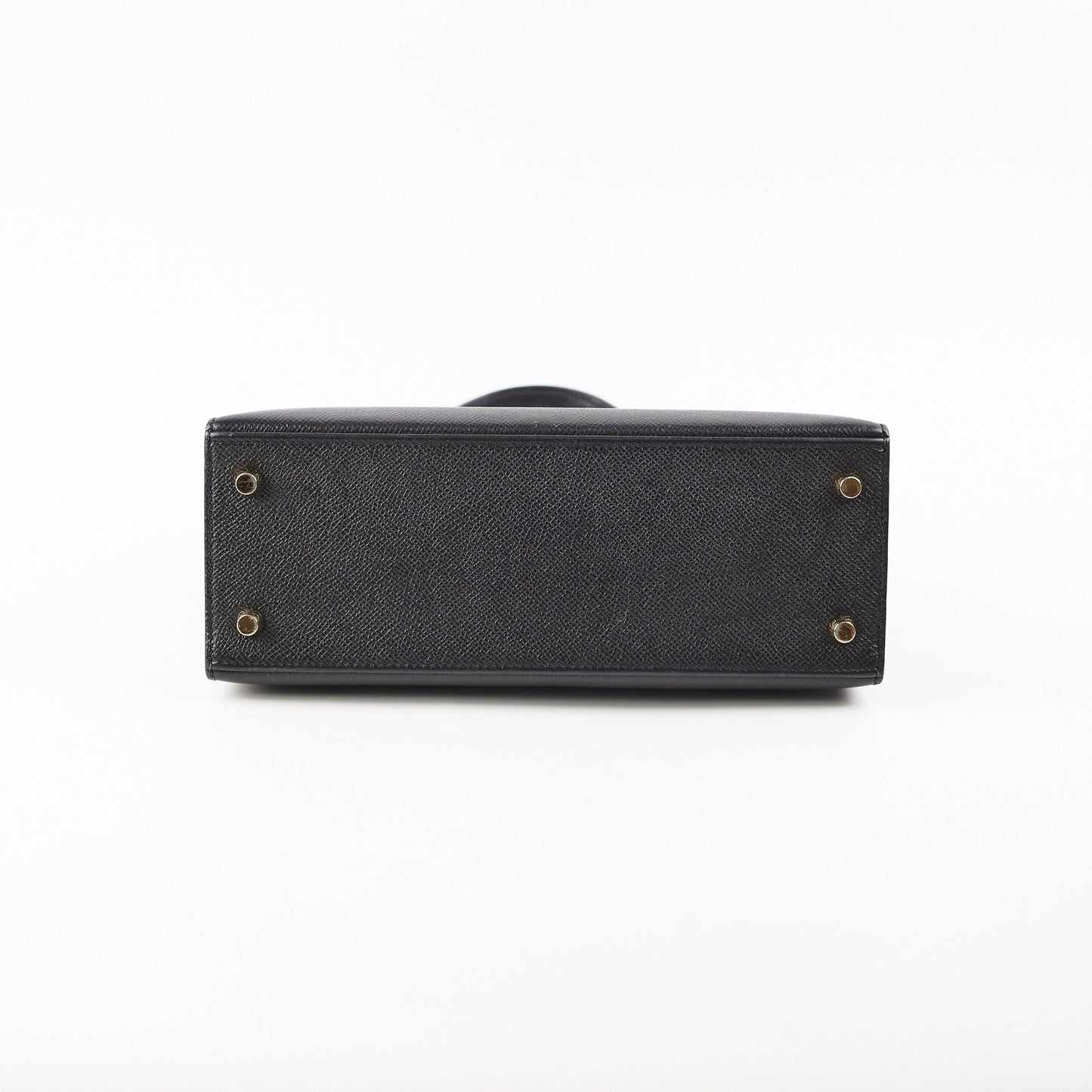 Hermes Kelly 25 Epsom Noir Stamp X