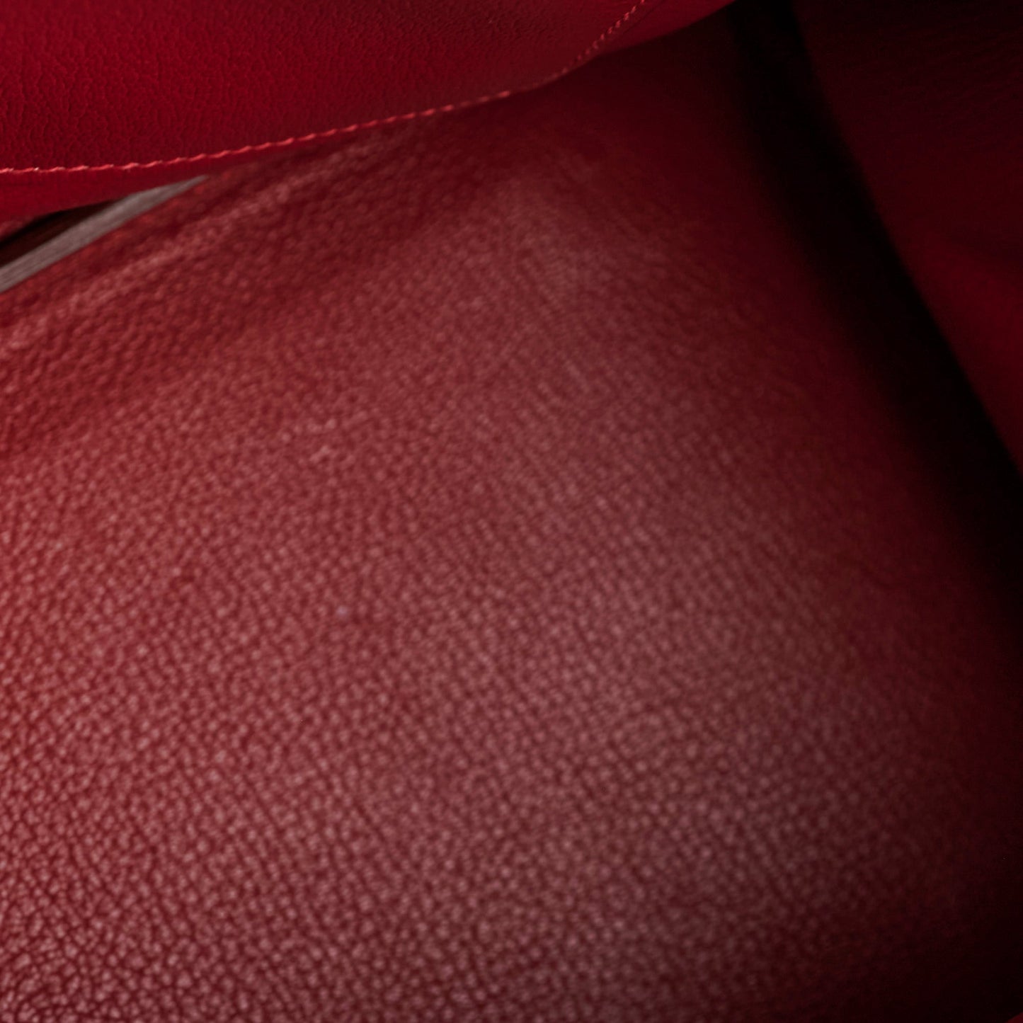 Hermes Birkin 35 Red - I Square Stamp 2005