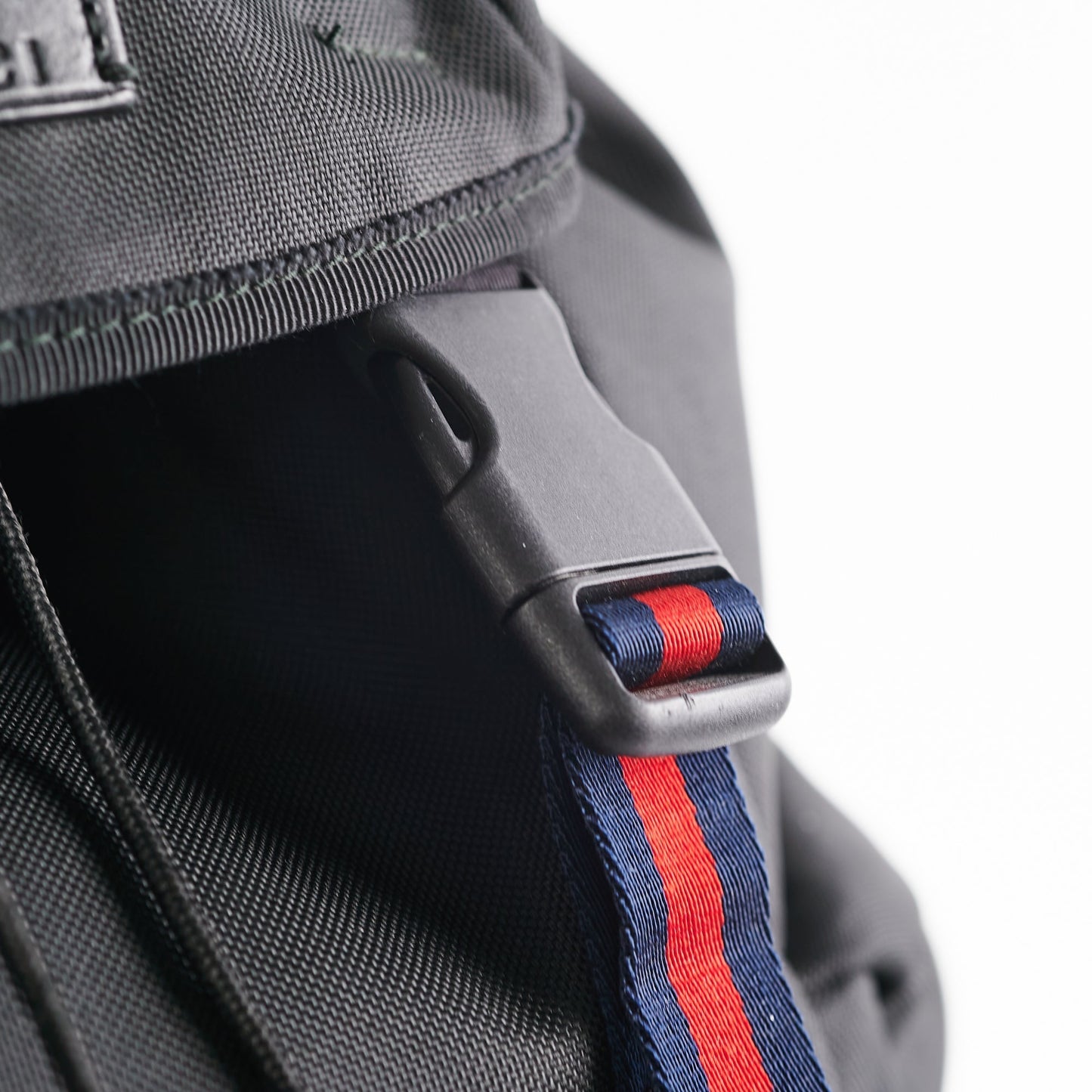 Gucci Techco Black Canvas Backpack