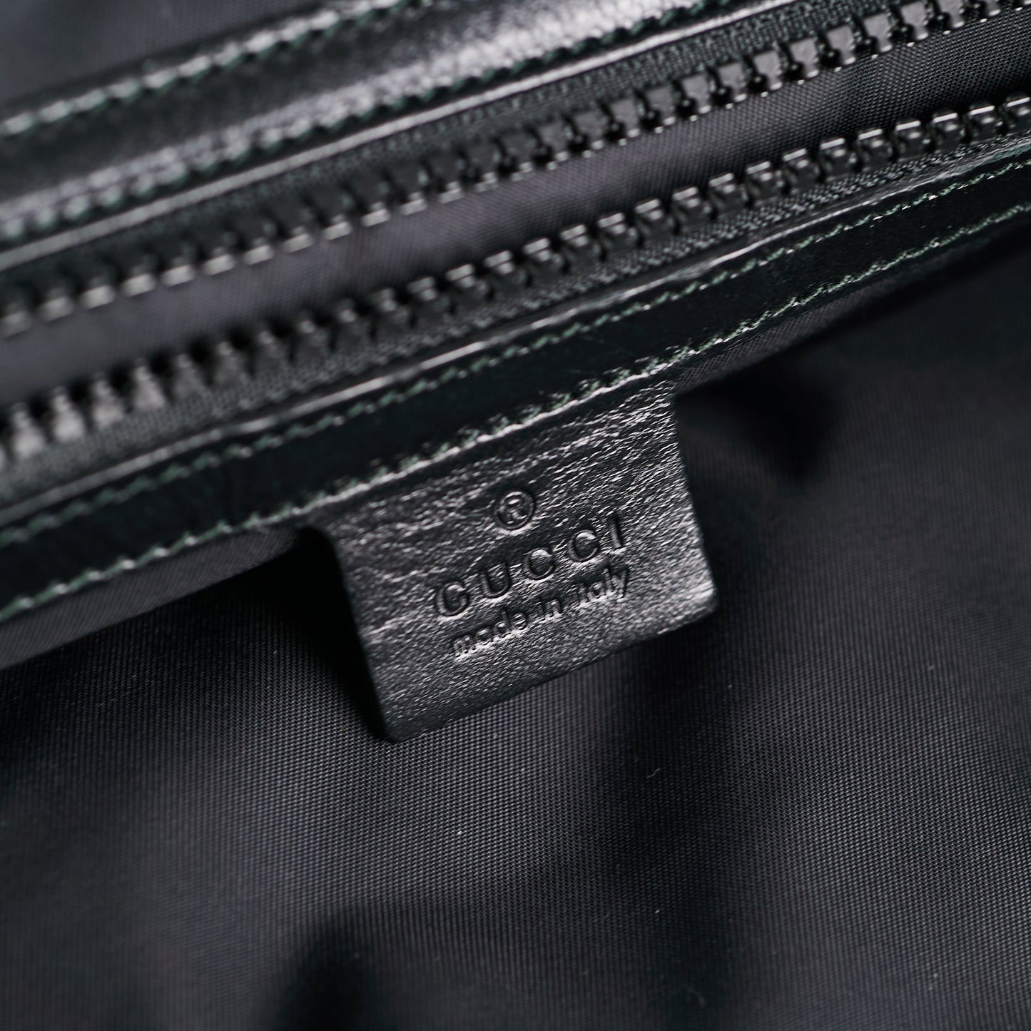 Gucci Techco Black Canvas Backpack