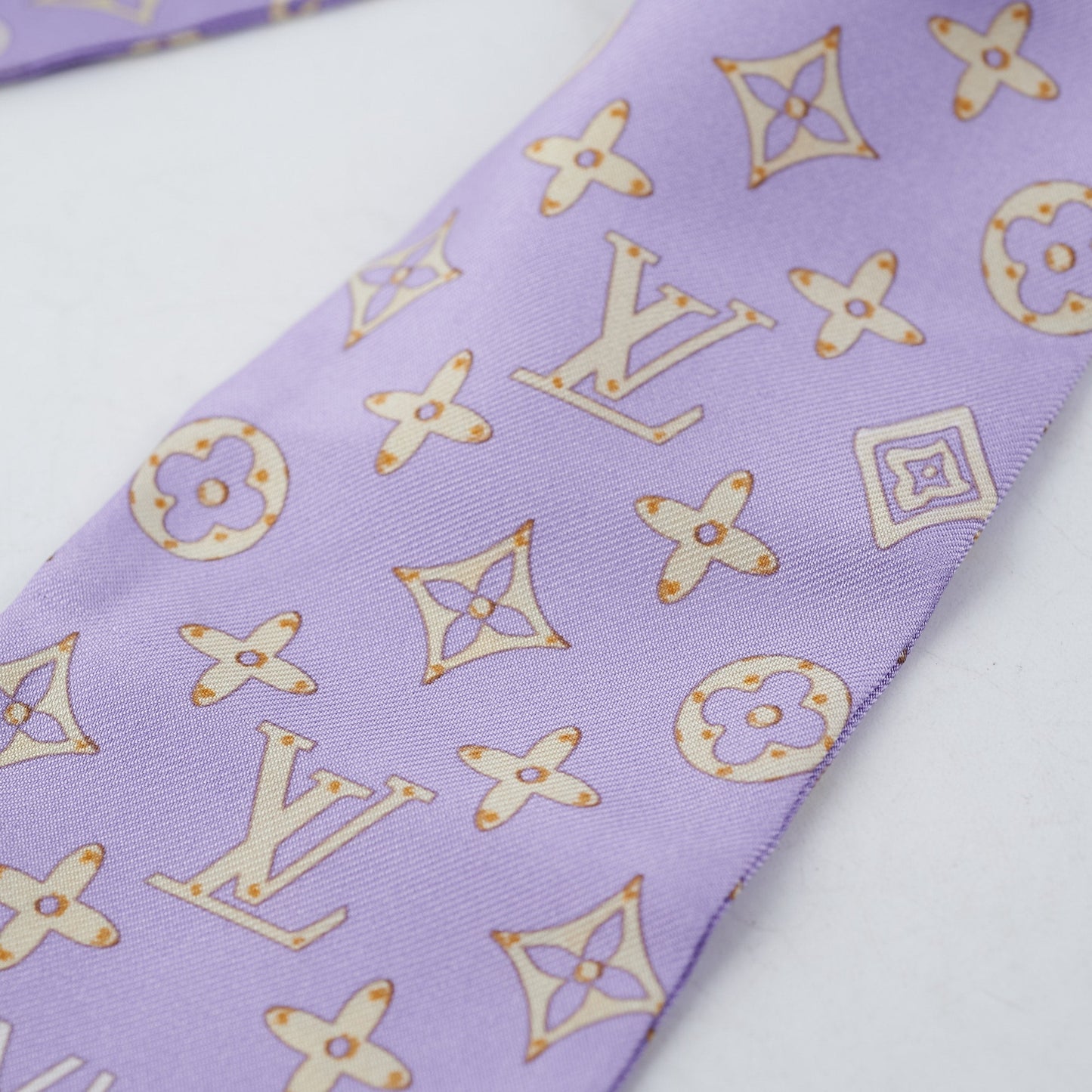Louis Vuitton Bandeau Twilly Silk Purple