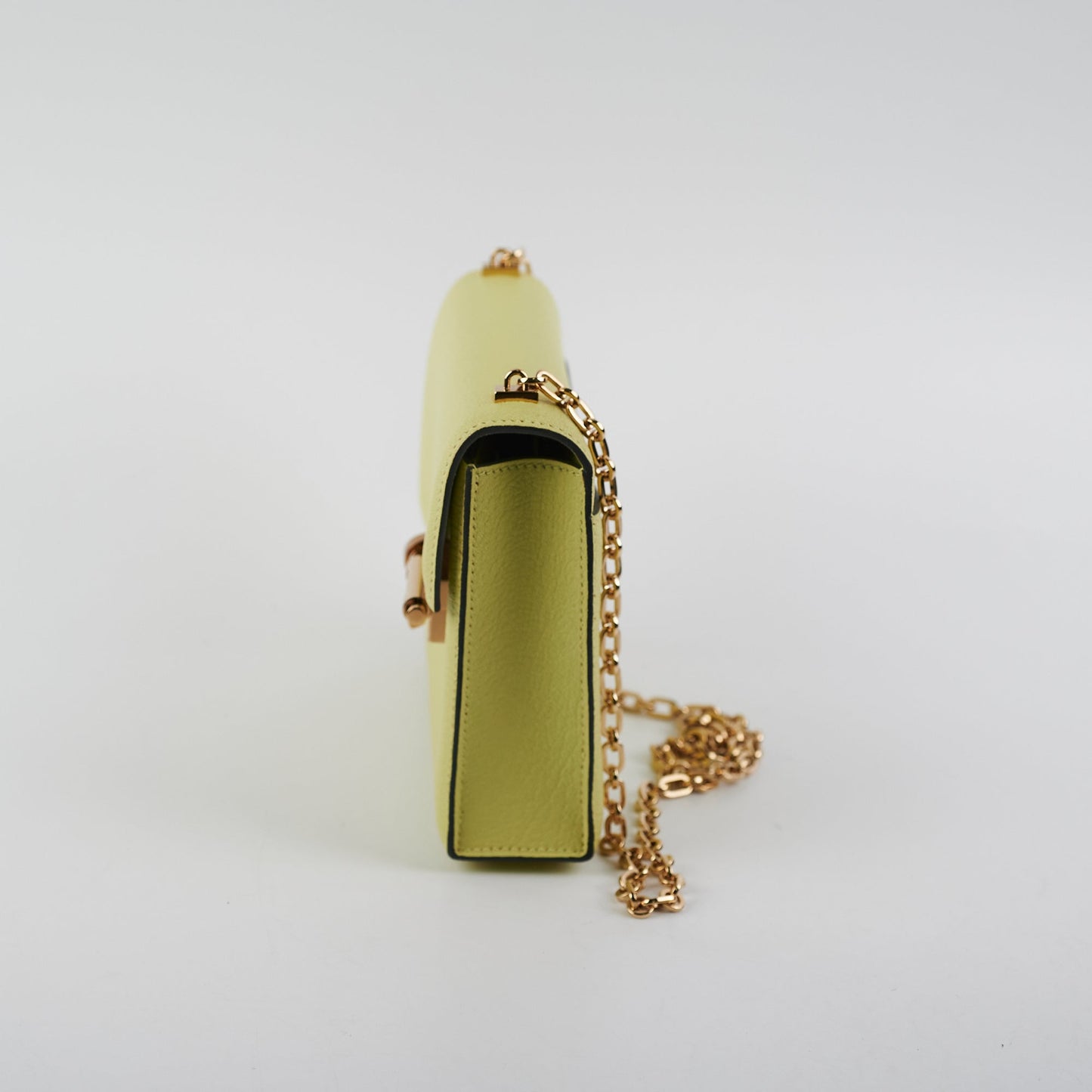 Hermes Mini Verrou Chaine Mysore R9 Jaune Bourge - Z Stamp