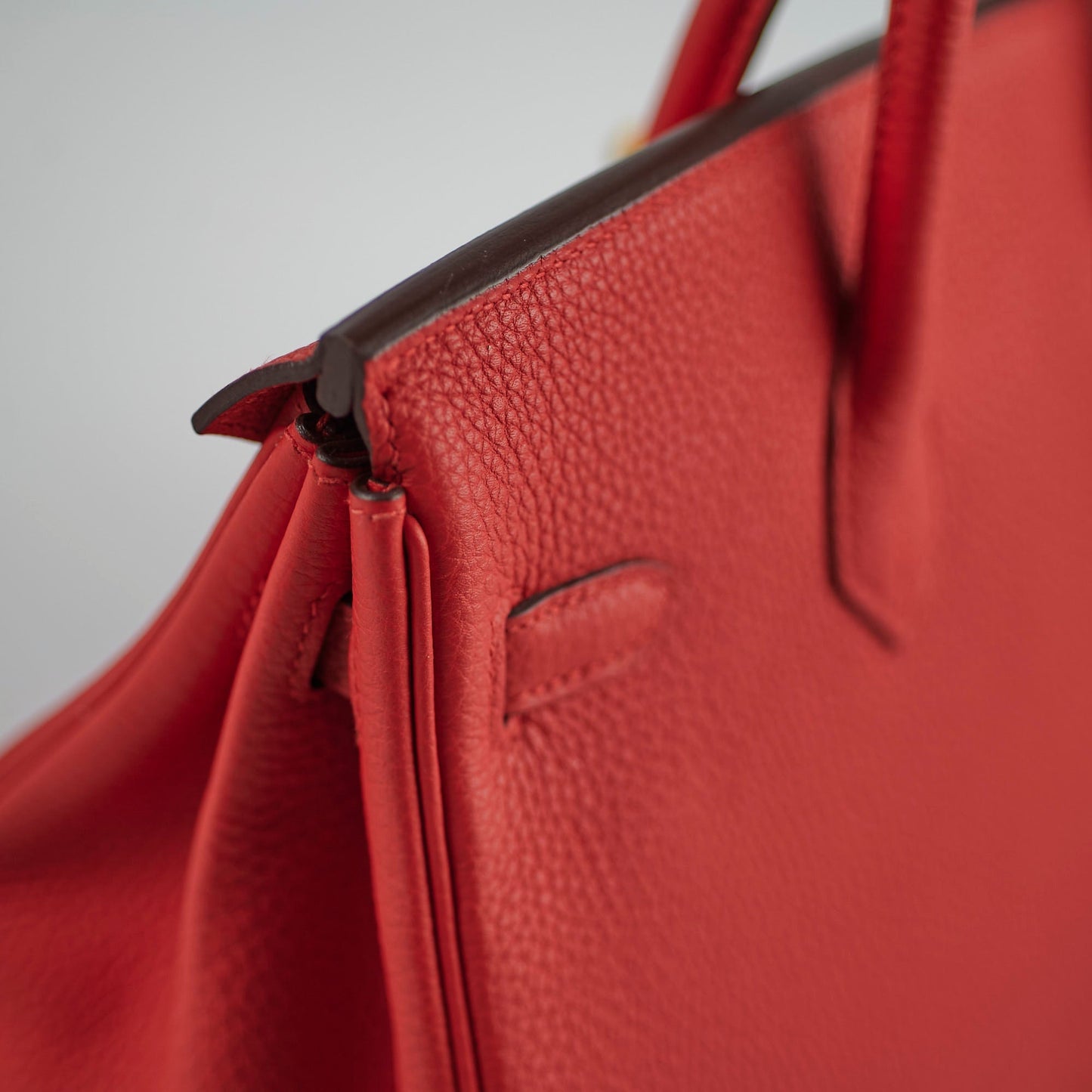 Hermes Birkin 25 Togo Rogue De Coeur - D Stamp