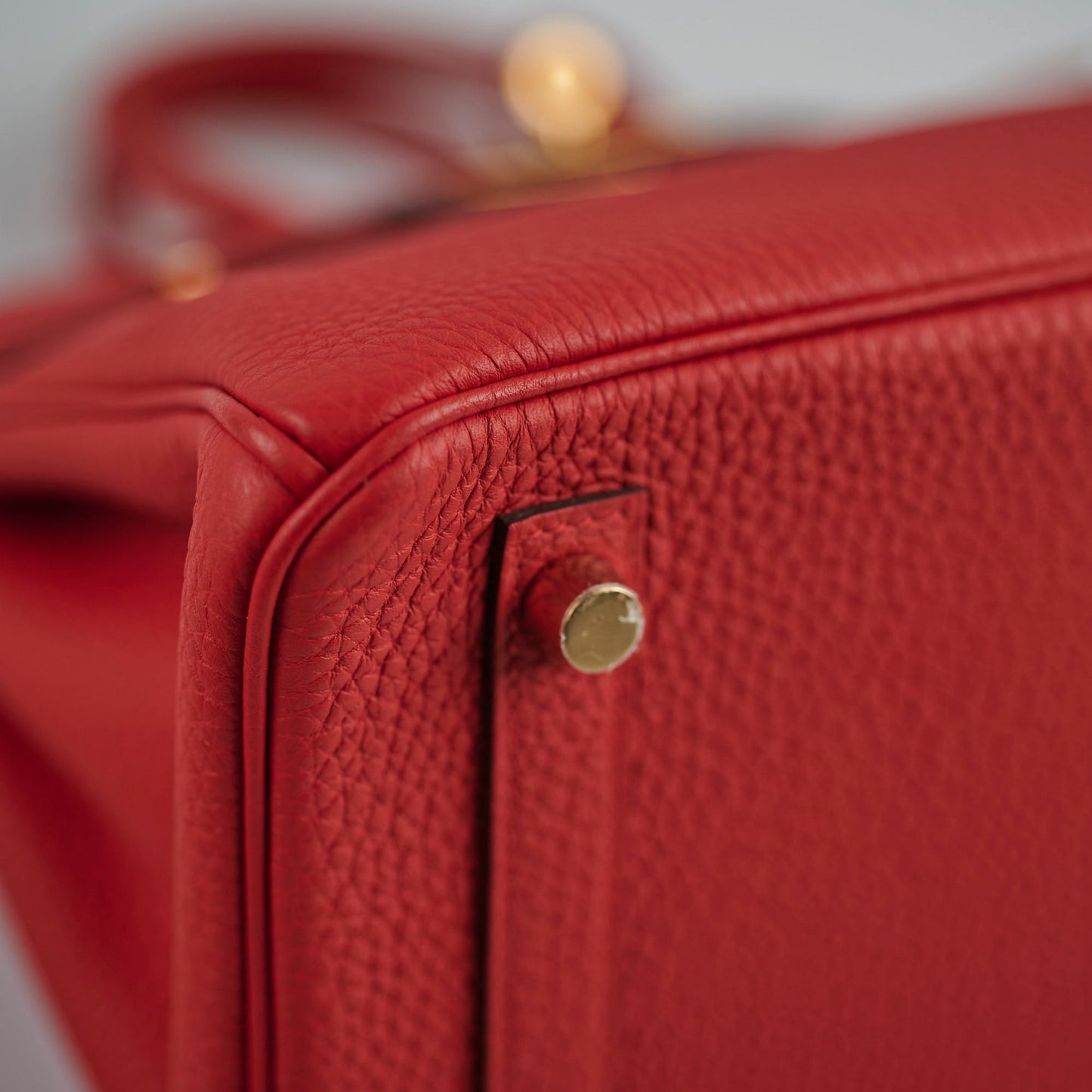 Hermes Birkin 25 Togo Rogue De Coeur - D Stamp
