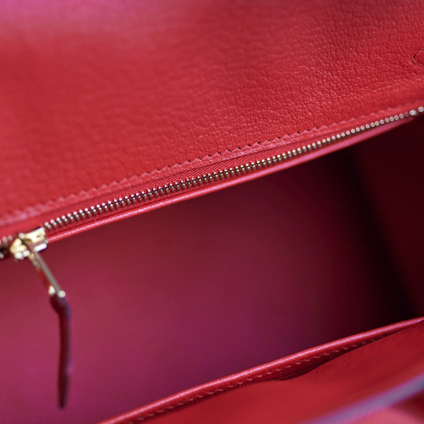 Hermes Birkin 25 Togo Rogue De Coeur - D Stamp
