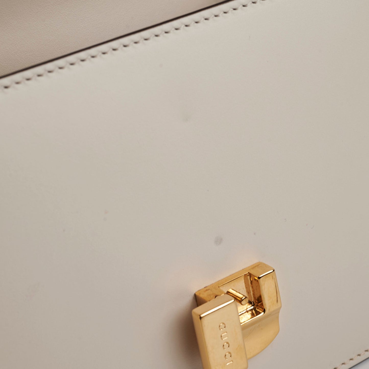 Gucci Small White Sylvie Top Handle