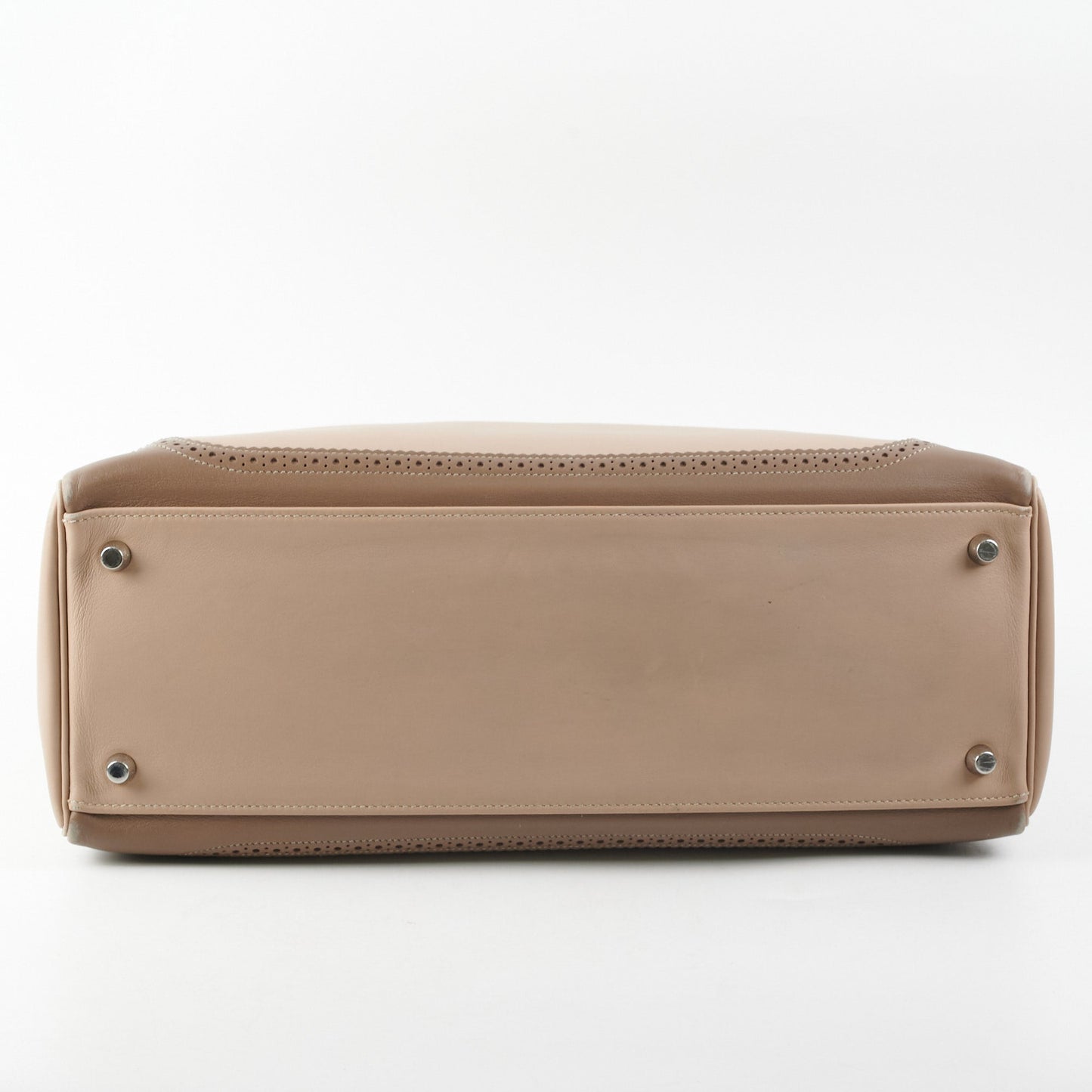 Hermes Kelly 35 Ghillies Swift Argile/Etoupe Stamp [P] (2012)