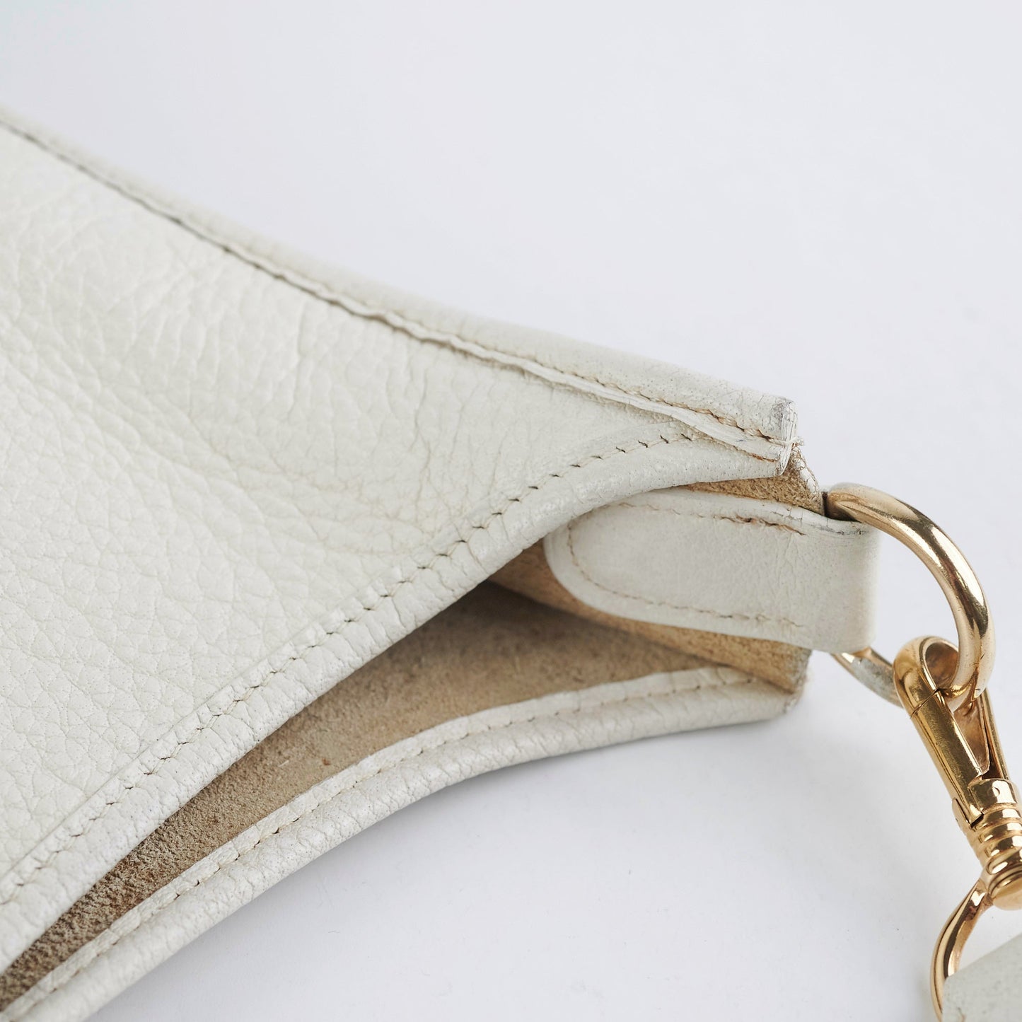 Hermes Evelyn 29 White Stamp E Square