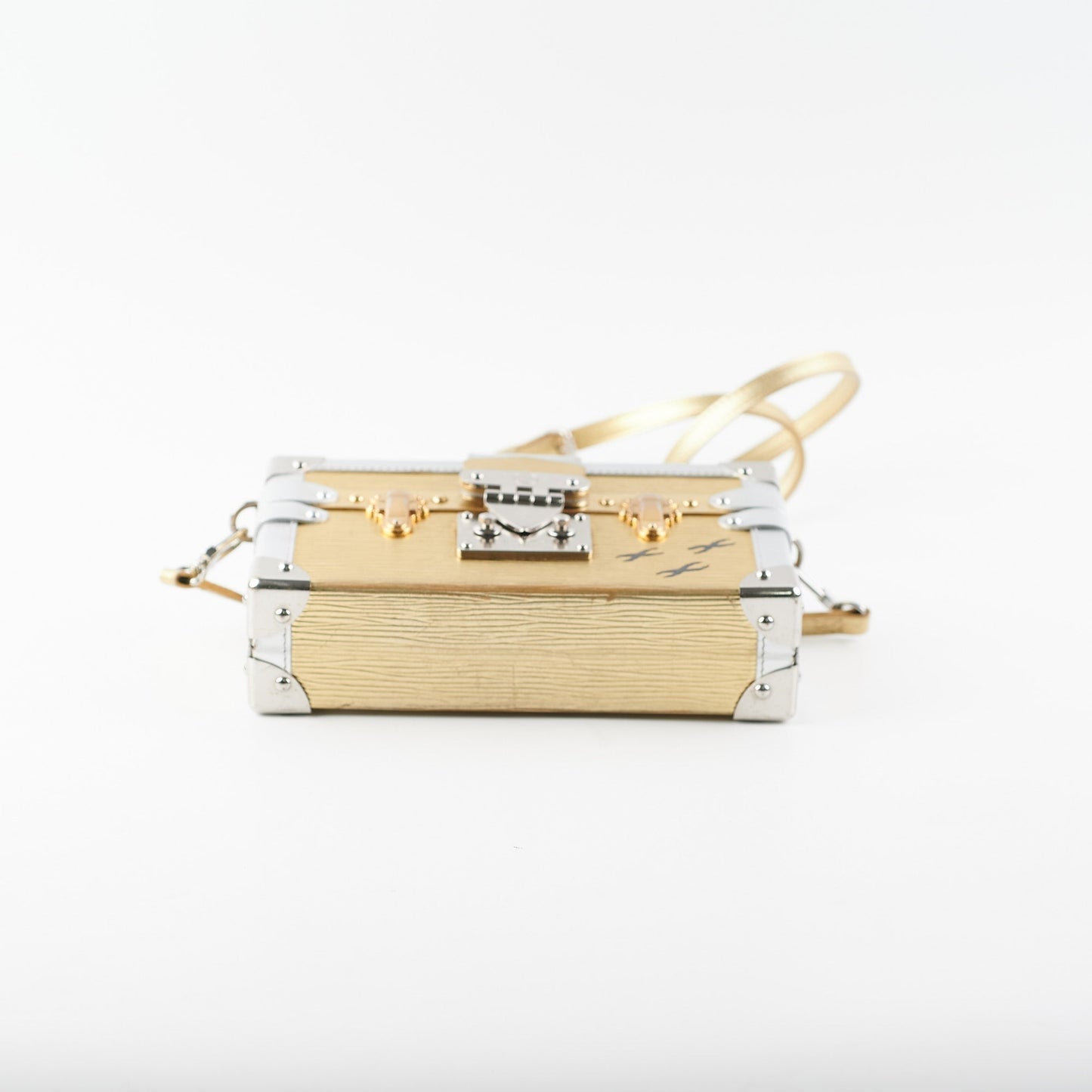 ITEM 9 - Louis Vuitton Petite Malle Gold/Silver