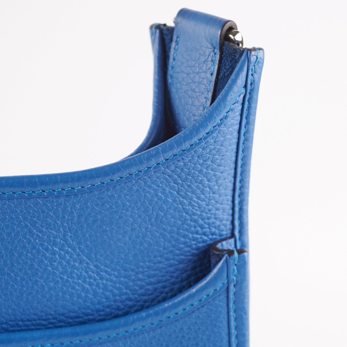 Hermes Evelyn 29 Blue Z Stamp 2021