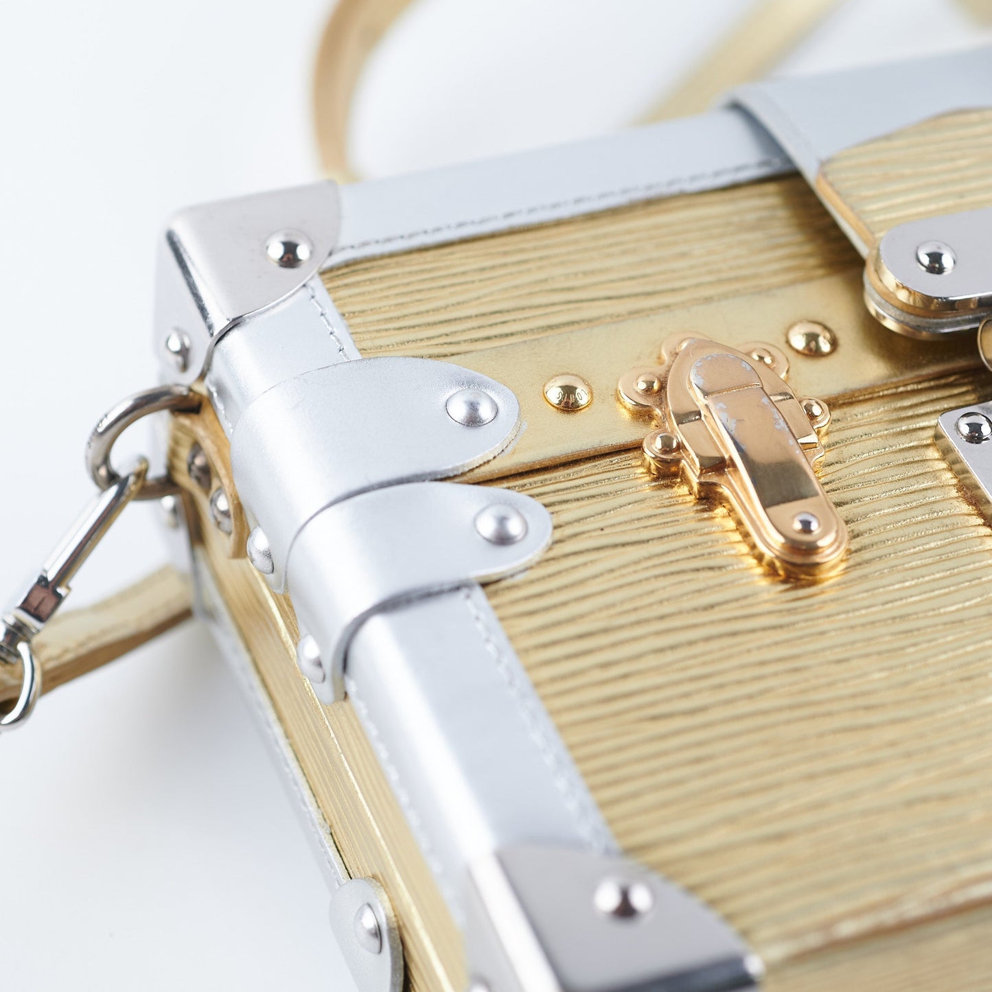 ITEM 9 - Louis Vuitton Petite Malle Gold/Silver