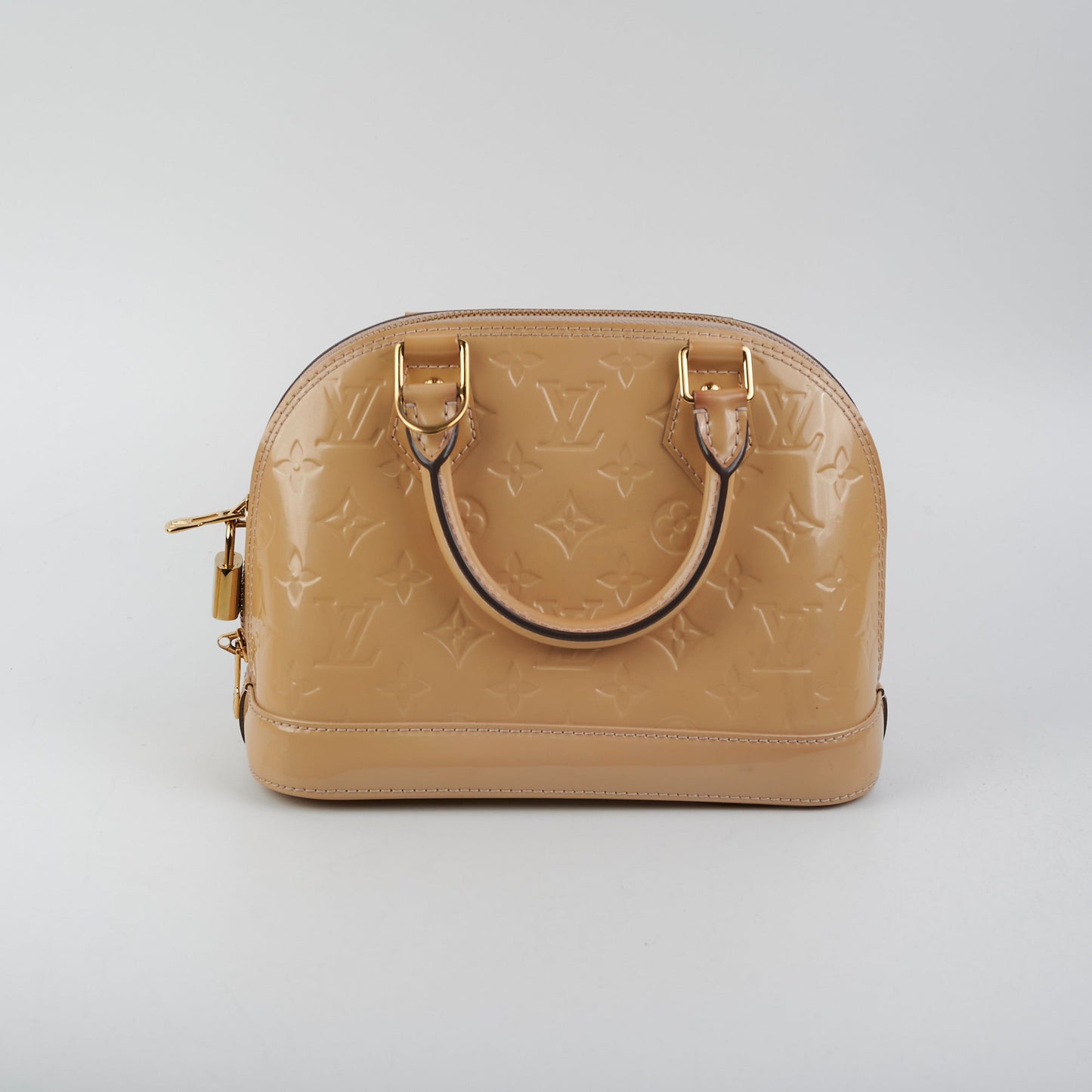 Louis Vuitton Alma BB Vernis Beige