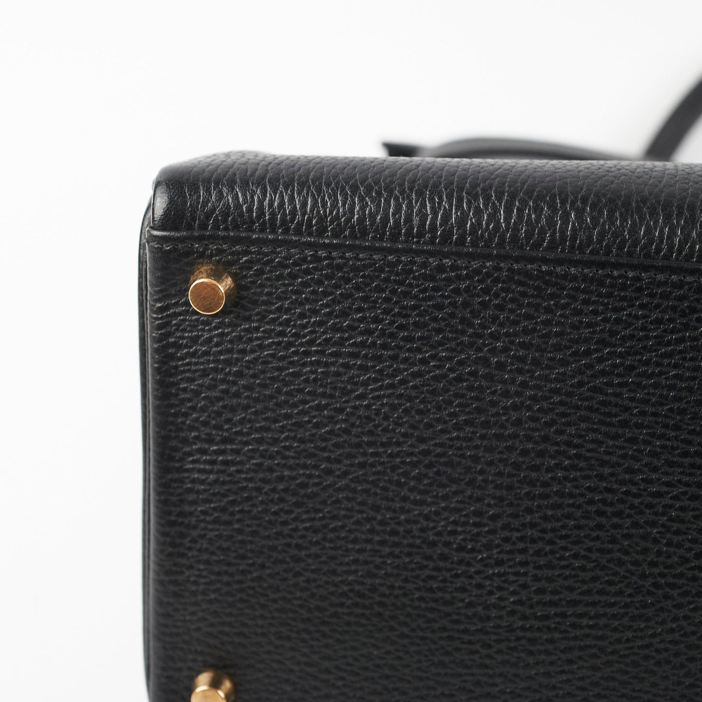 Hermes Kelly 40 Black Ardennes D Stamp (2000)