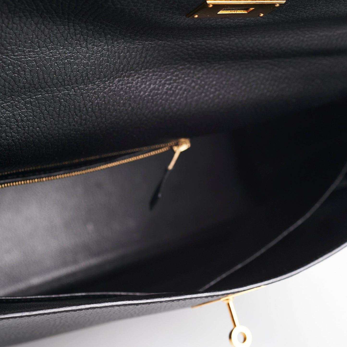 Hermes Kelly 40 Black Ardennes D Stamp (2000)