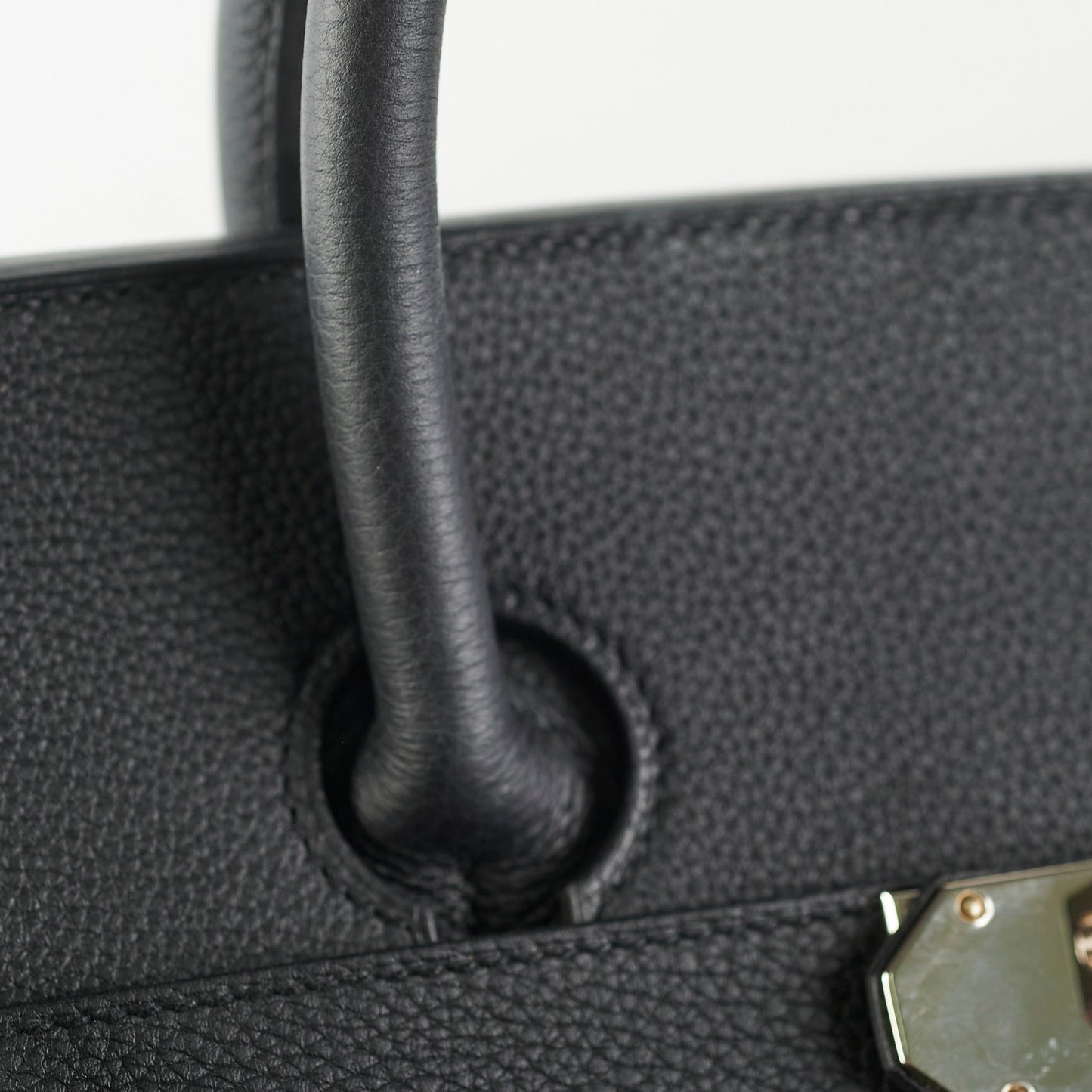 Hermes Haut A Courroies 50 Birkin Noir Black Togo