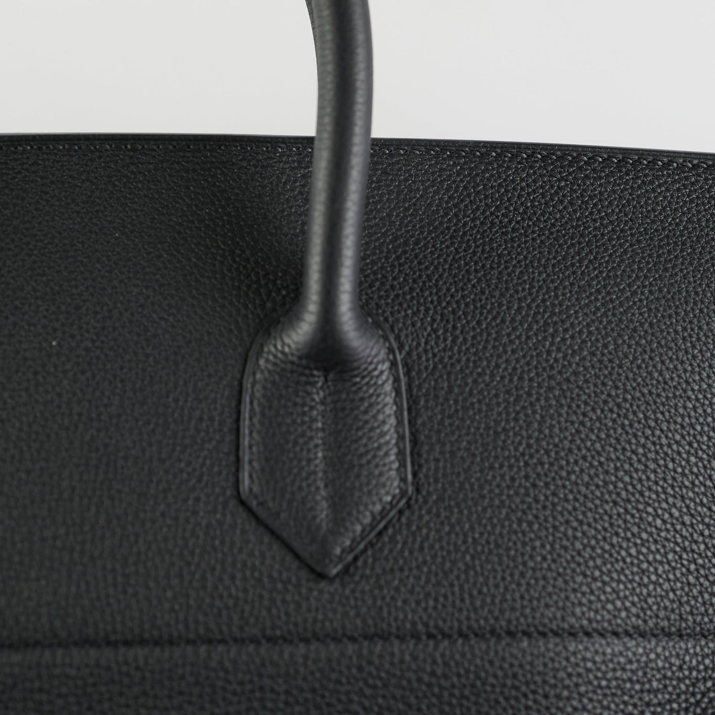 Hermes Haut A Courroies 50 Birkin Noir Black Togo