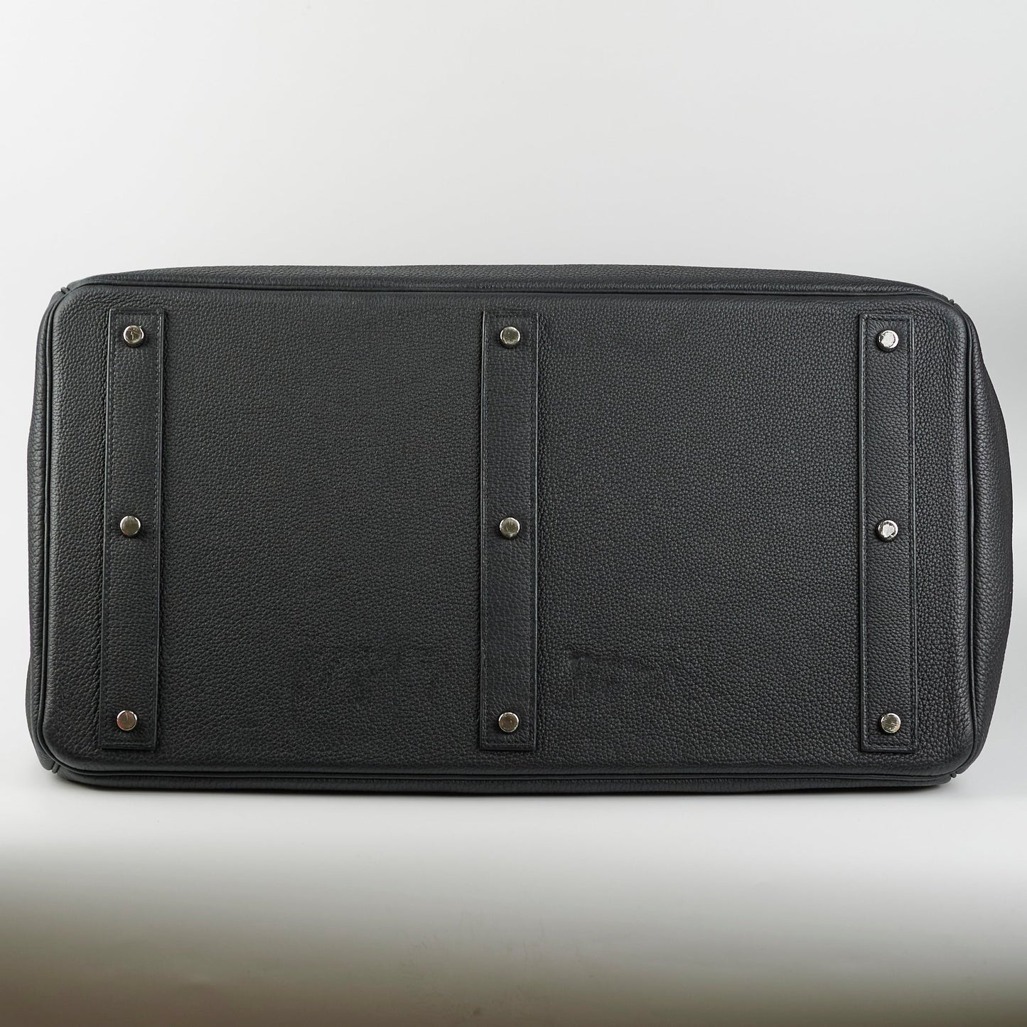Hermes Haut A Courroies 50 Birkin Noir Black Togo