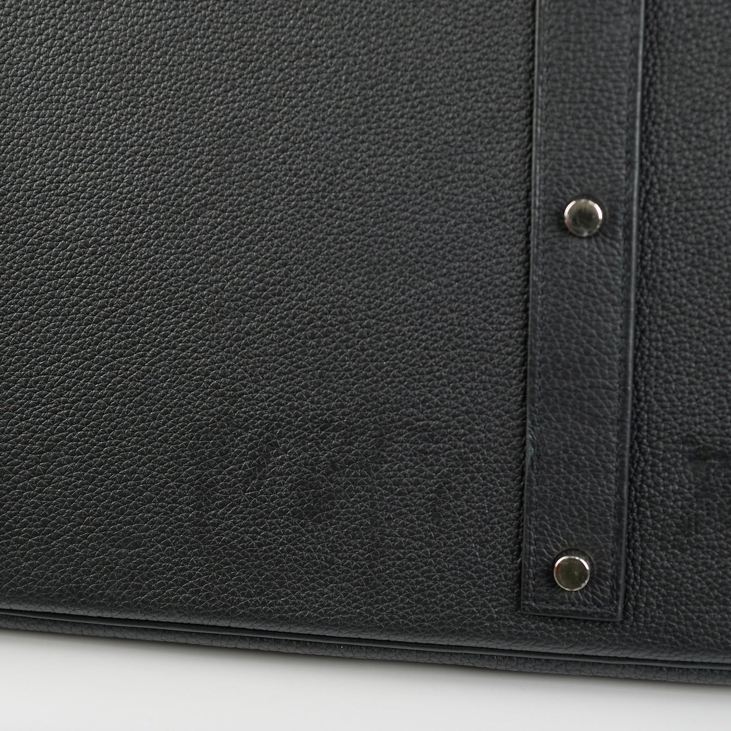 Hermes Haut A Courroies 50 Birkin Noir Black Togo