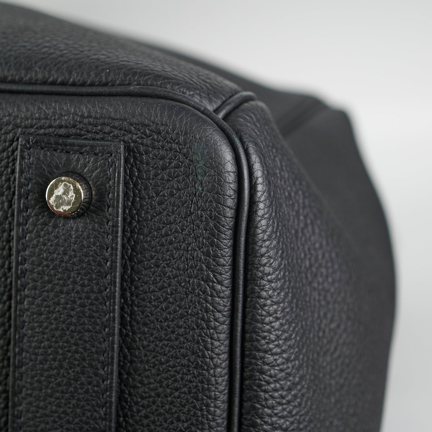Hermes Haut A Courroies 50 Birkin Noir Black Togo