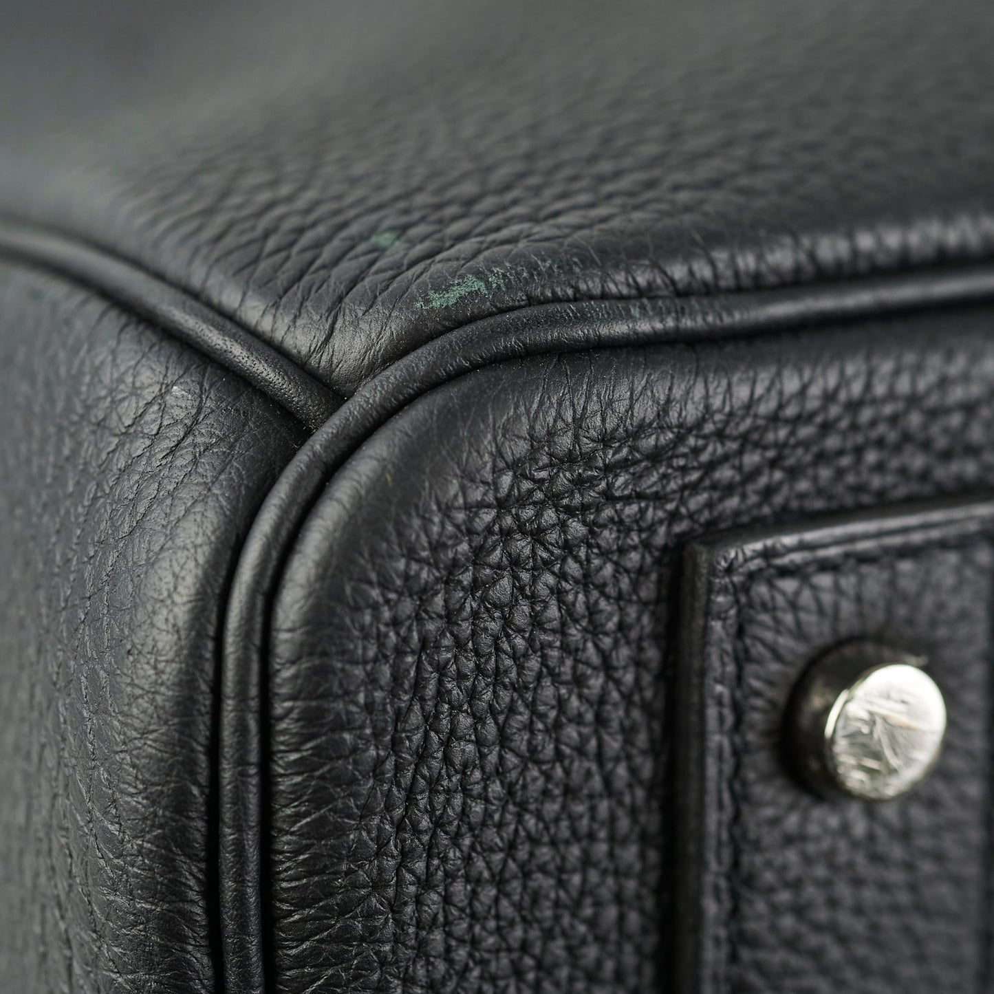 Hermes Haut A Courroies 50 Birkin Noir Black Togo