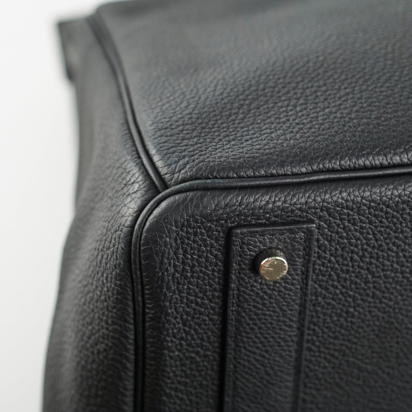 Hermes Haut A Courroies 50 Birkin Noir Black Togo