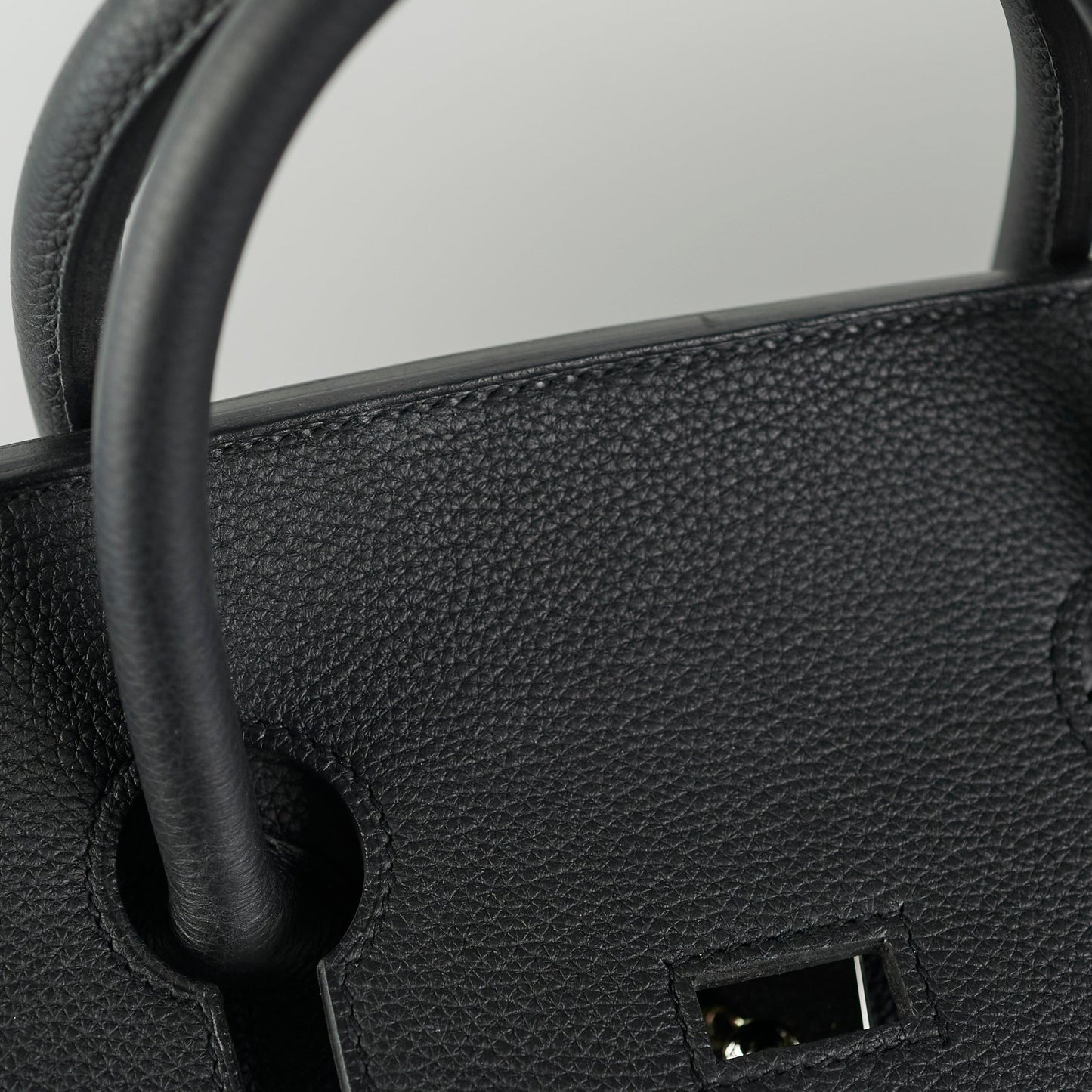 Hermes Haut A Courroies 50 Birkin Noir Black Togo