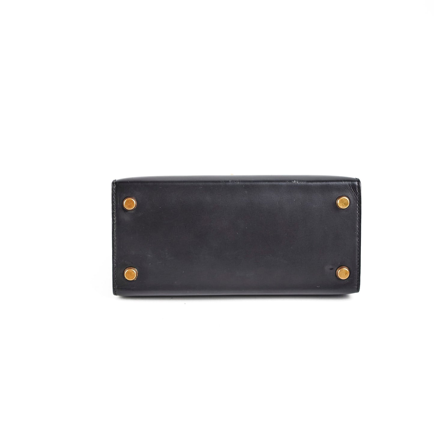 Hermes Vintage Mini Kelly Box Black - Square S Stamp (1989)