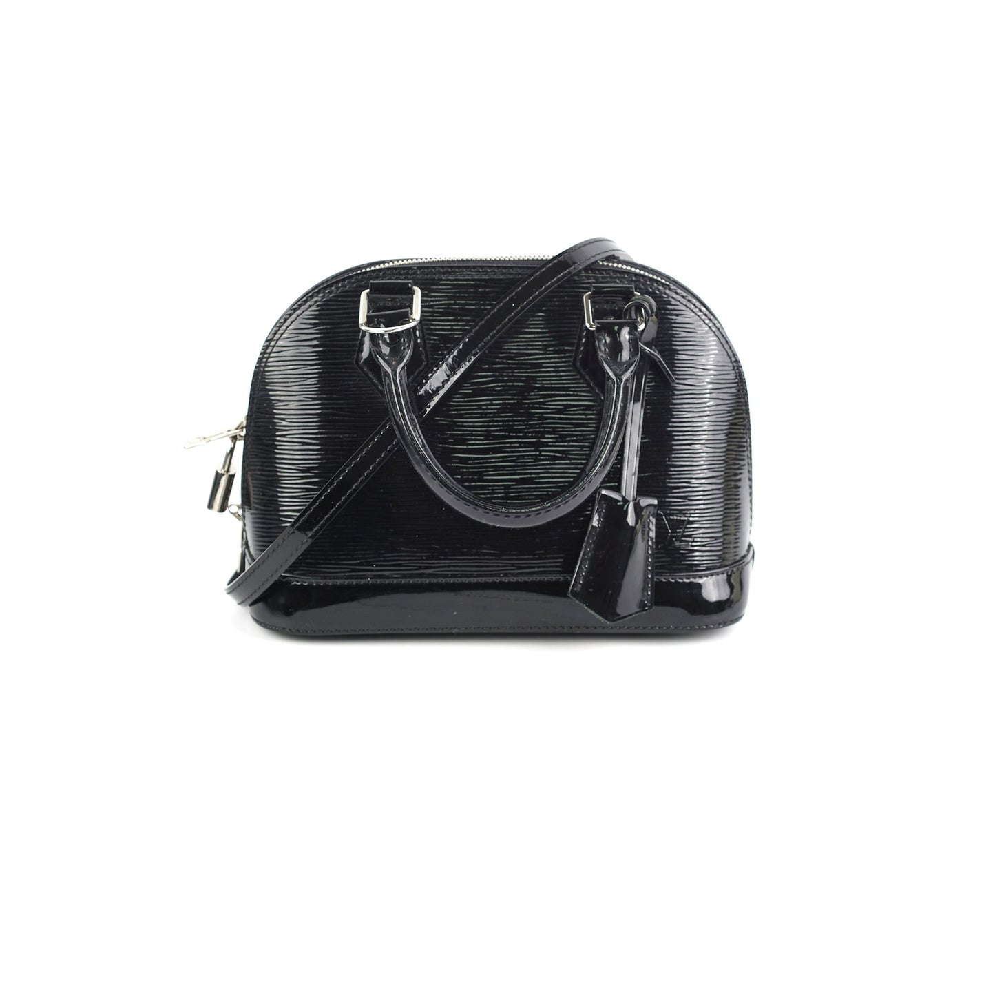 Louis Vuitton Alma BB Epi Patent Black