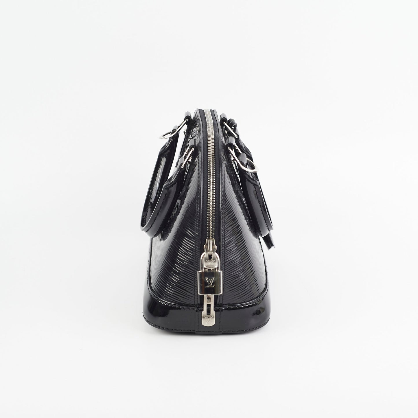 Louis Vuitton Alma BB Epi Patent Black