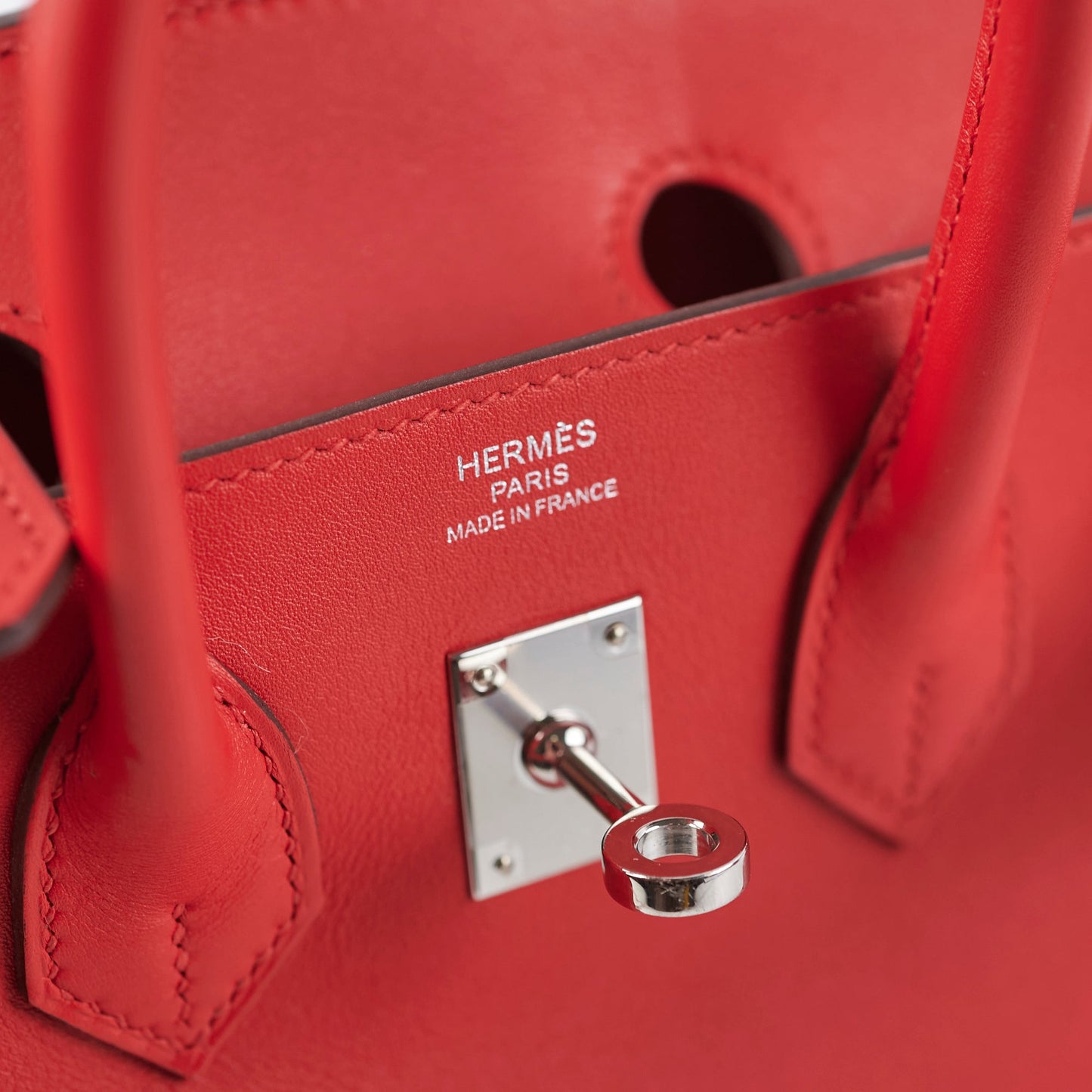 Hermes Birkin 25 Red Swift D Stamp (2019)