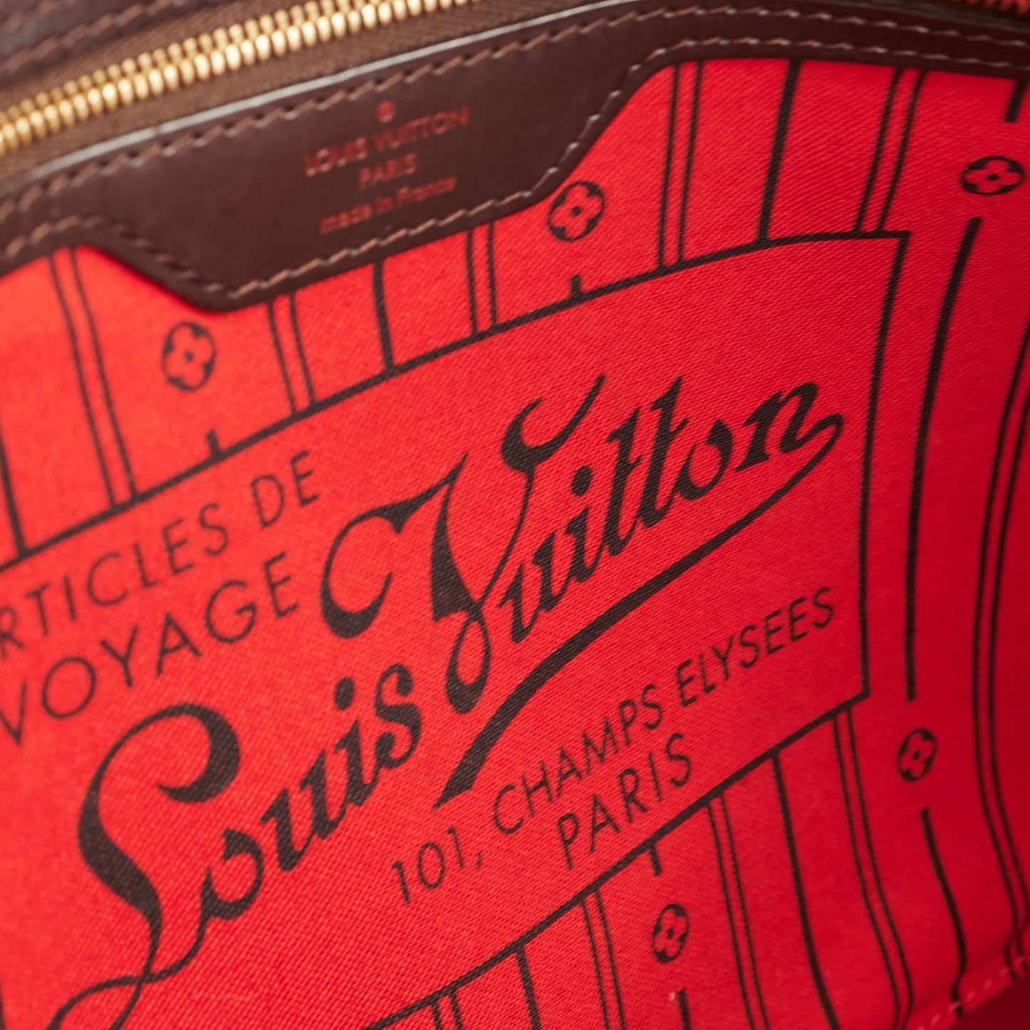 Louis Vuitton Damier Ebene Neverfull MM